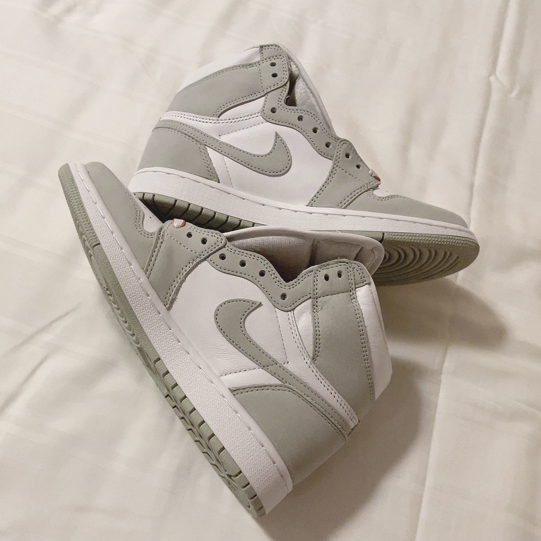 (W) Jordan 1 Retro High OG Seafoam 착용 스타일 - 2