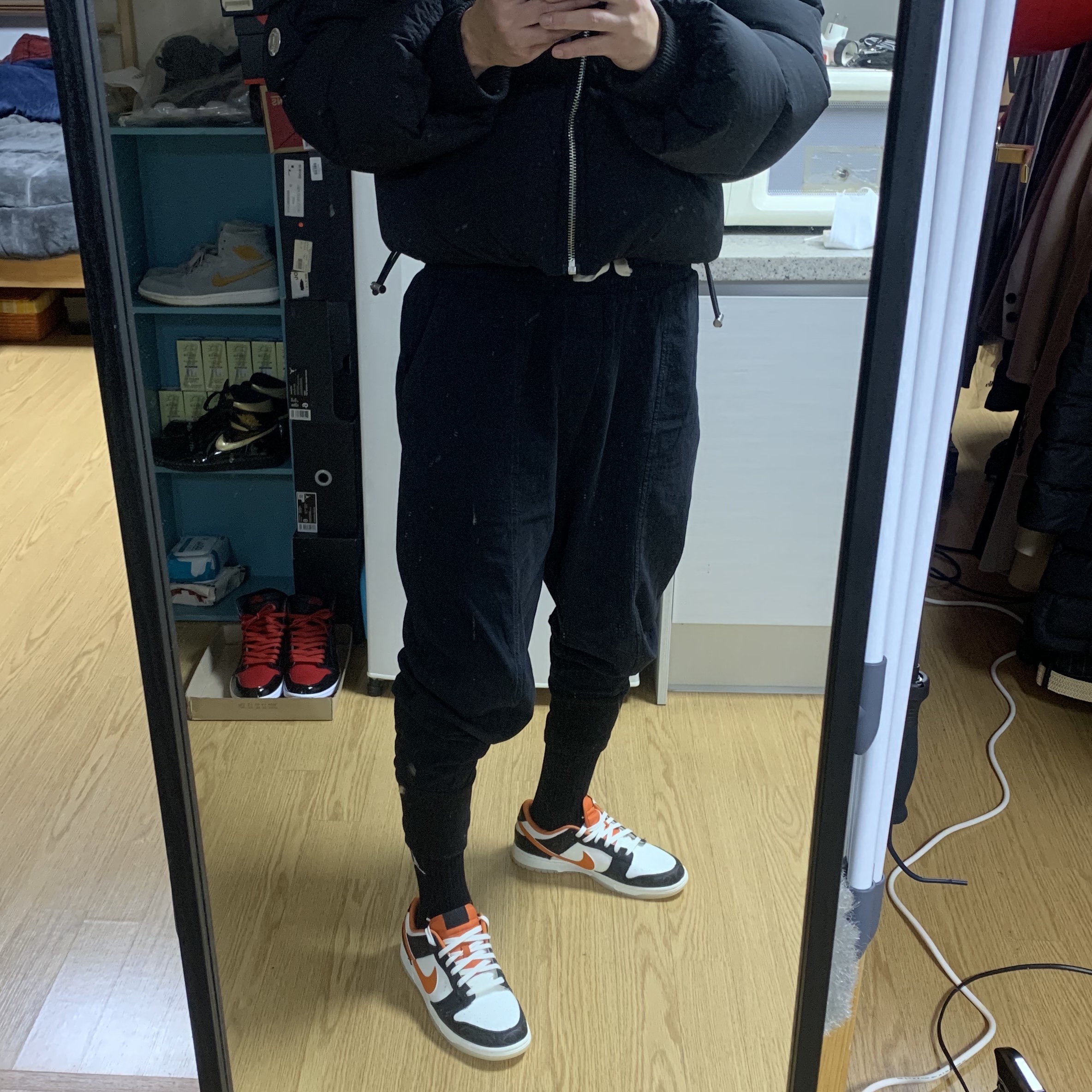 Nike Dunk Low Retro PRM Halloween 착용 스타일 - 3