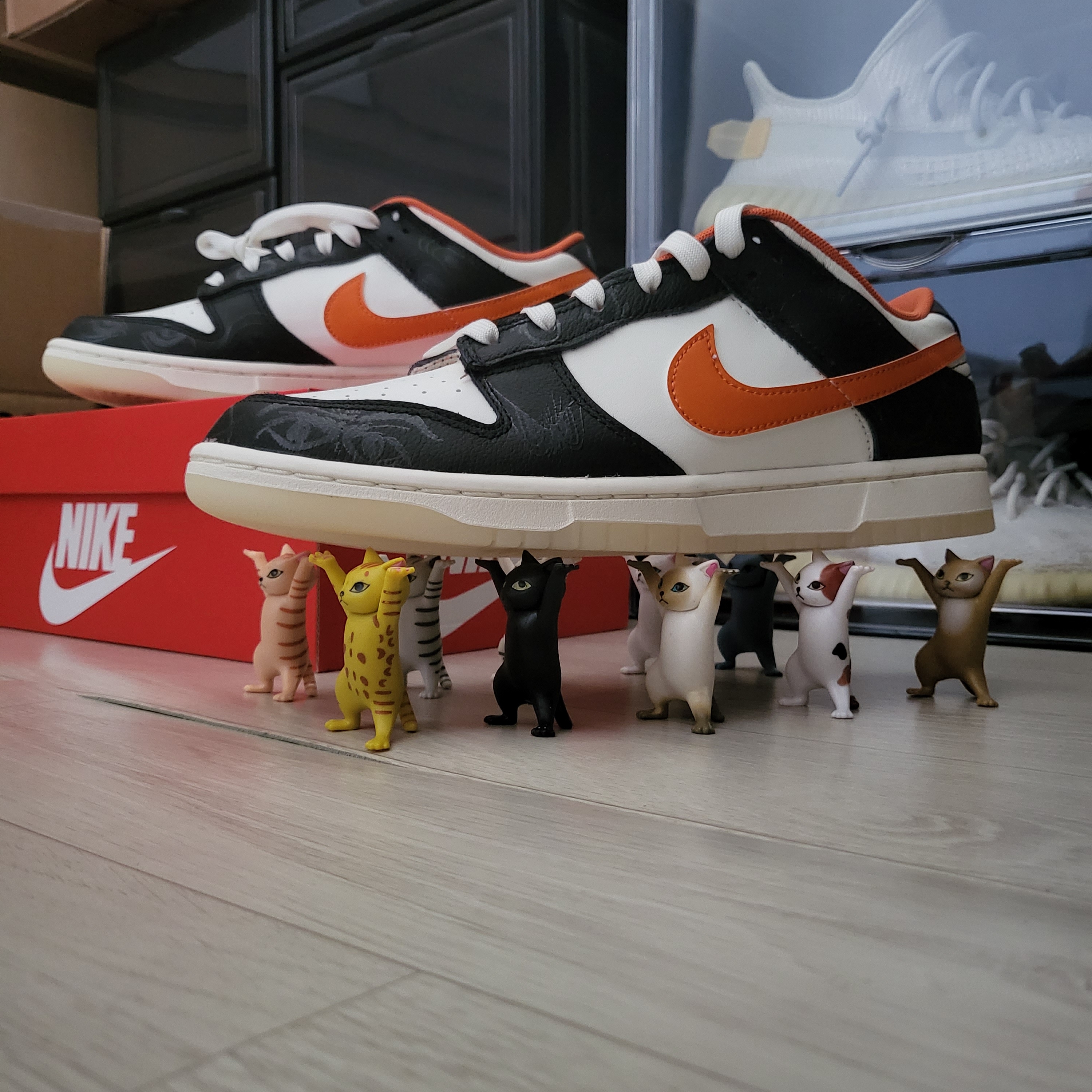Nike Dunk Low Retro PRM Halloween 착용 스타일