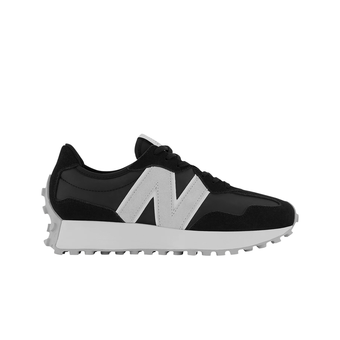 (W) 뉴발란스 327 블랙 핑크 헤이즈((W) New Balance 327 Black Pink Haze) - 1