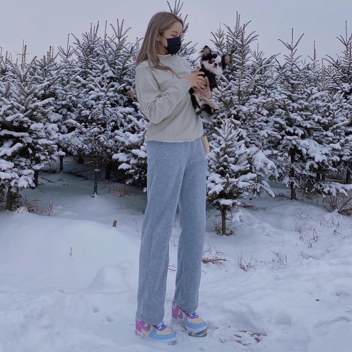 (W) Nike Air Force 1 '07 LX Photochromic 착용 스타일 - 5