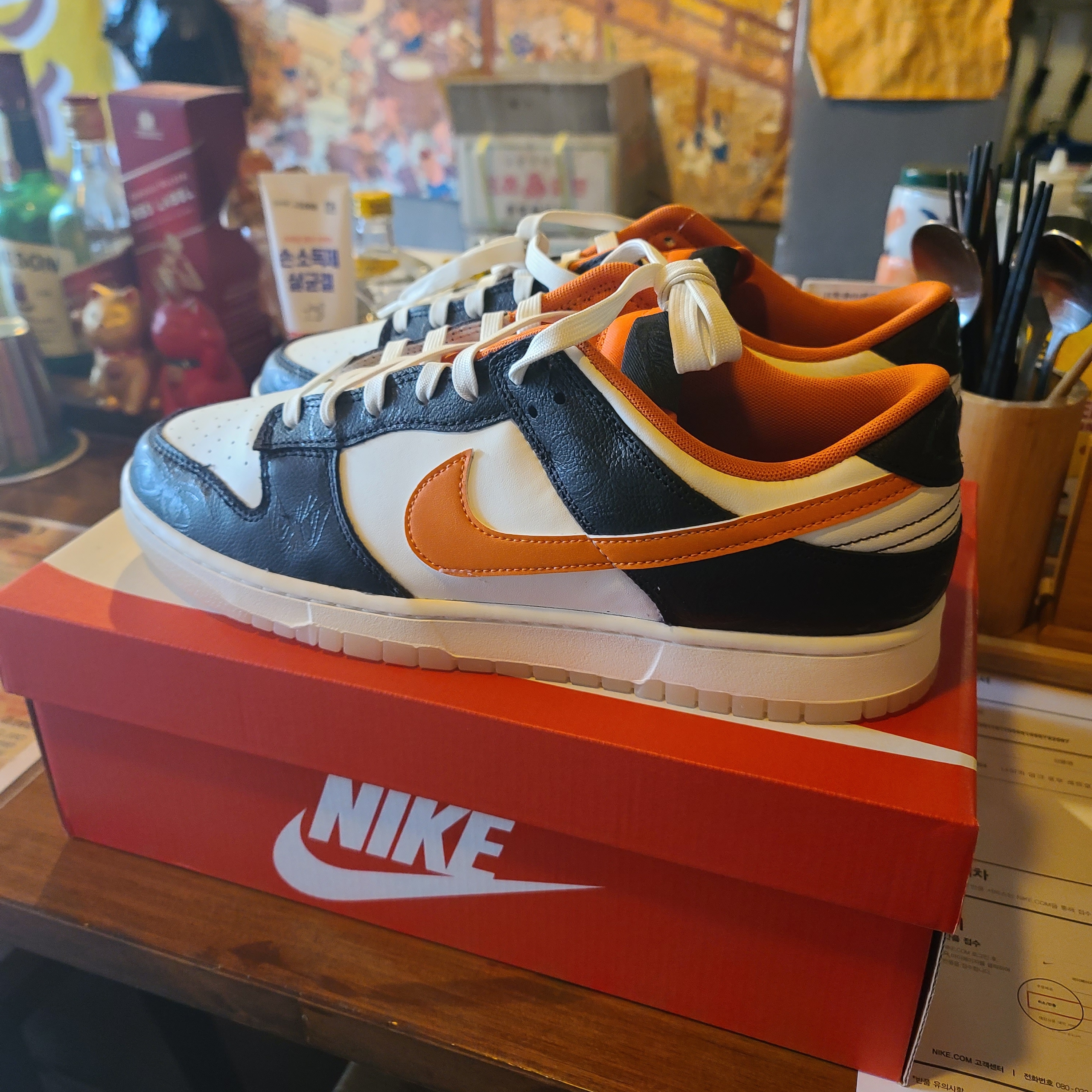 Nike Dunk Low Retro PRM Halloween 착용 스타일 - 3