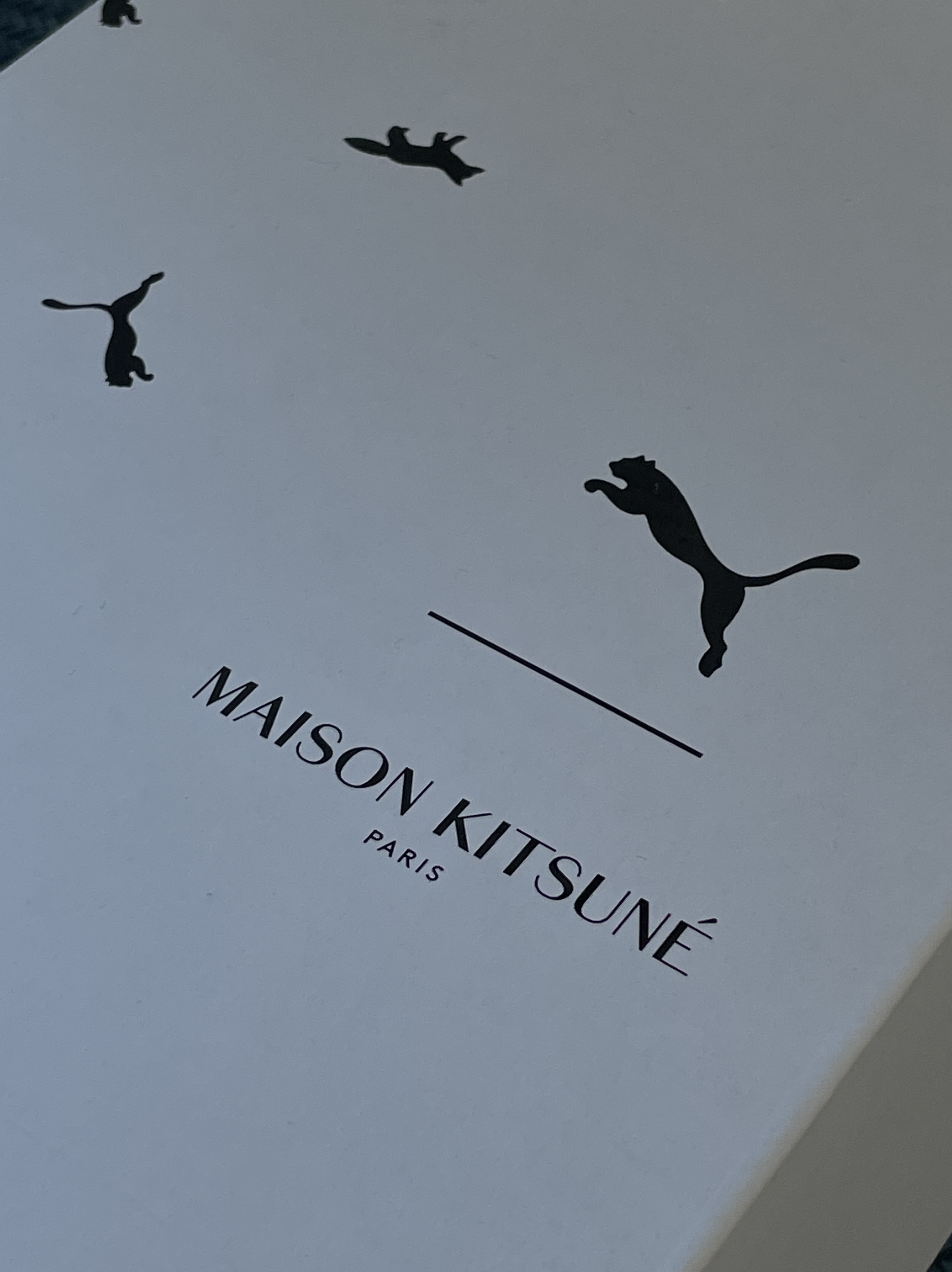 Puma x Maison Kitsune Roma White 착용 스타일 - 1