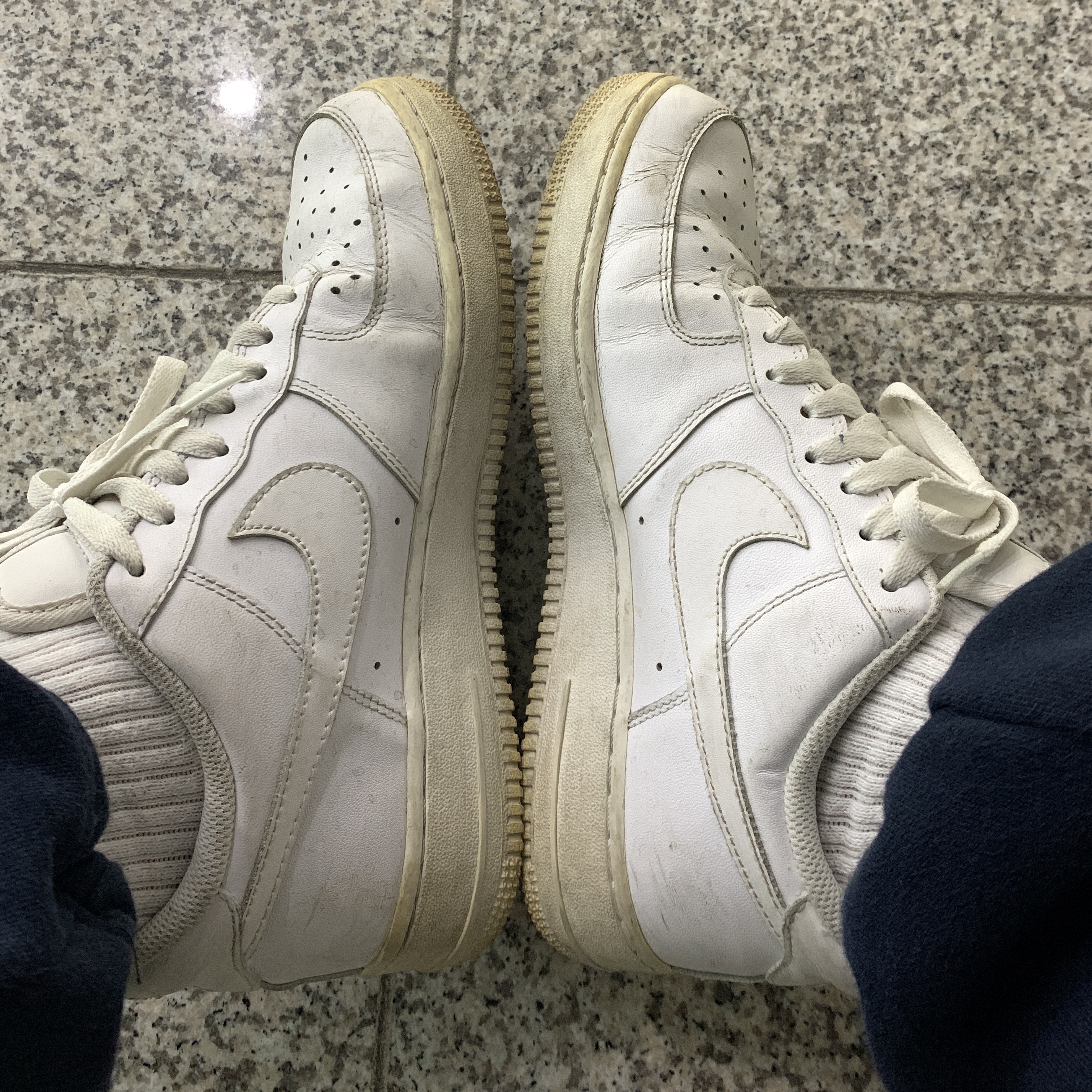(W) Nike Air Force 1 '07 Low White, Nike Air Force 1 '07 Low White 착용 스타일 - 2