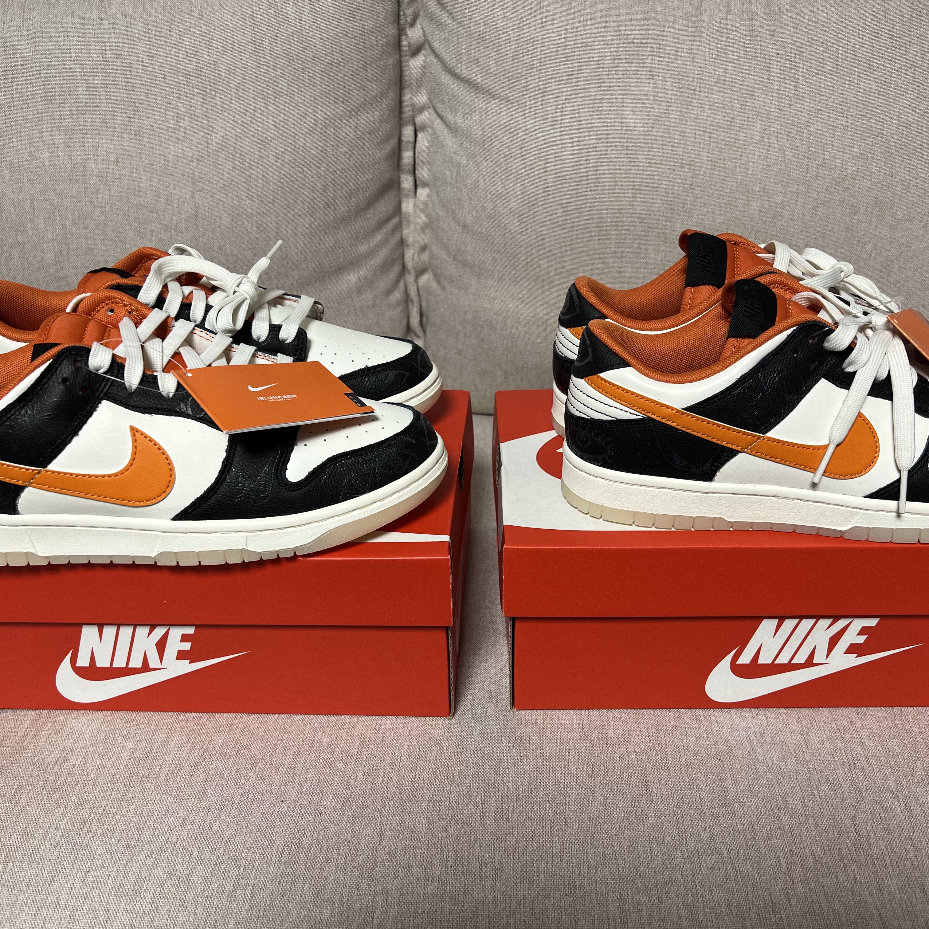 Nike Dunk Low Retro PRM Halloween 착용 스타일 - 4