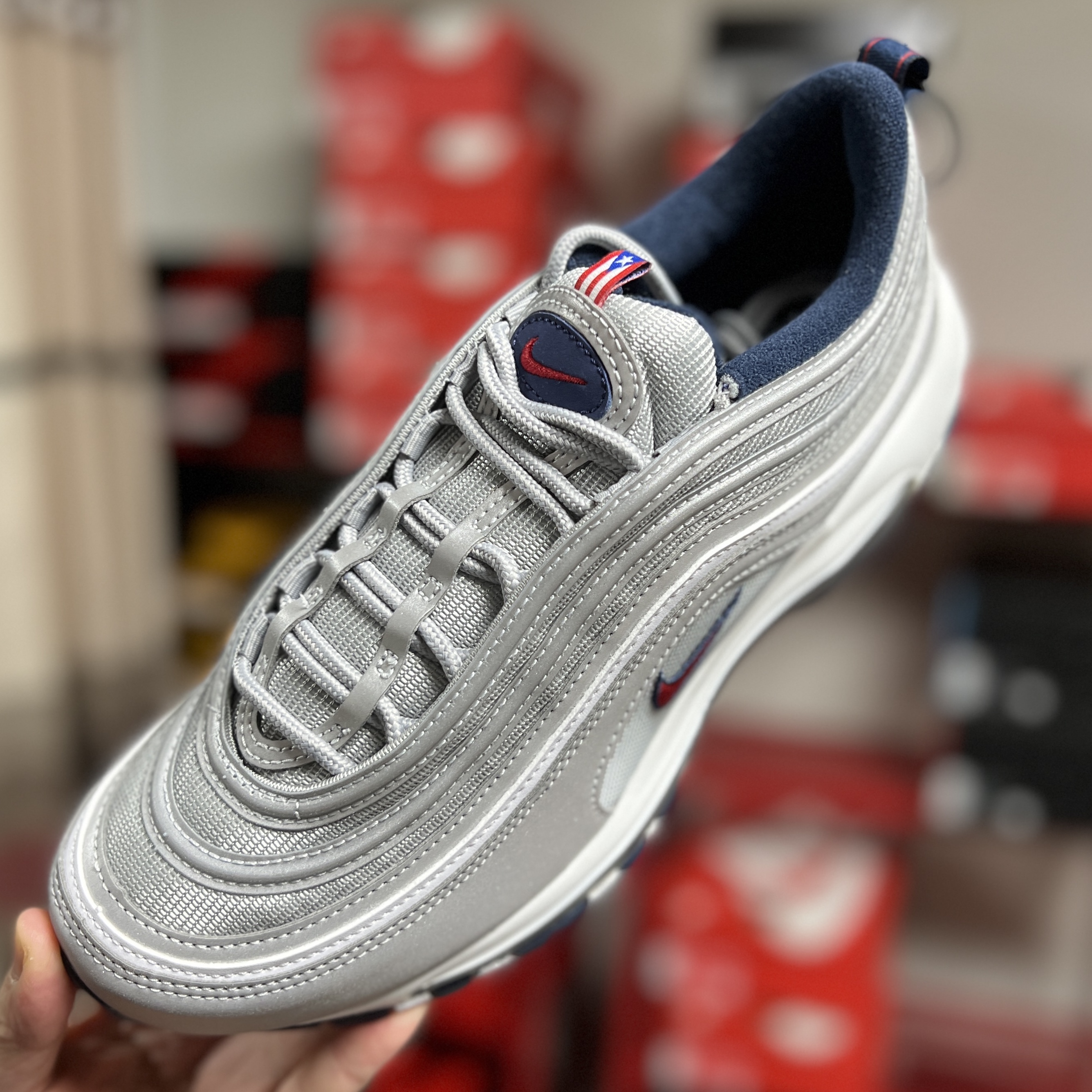 Nike Air Max 97 OG SP Puerto Rico 착용 스타일 - 1