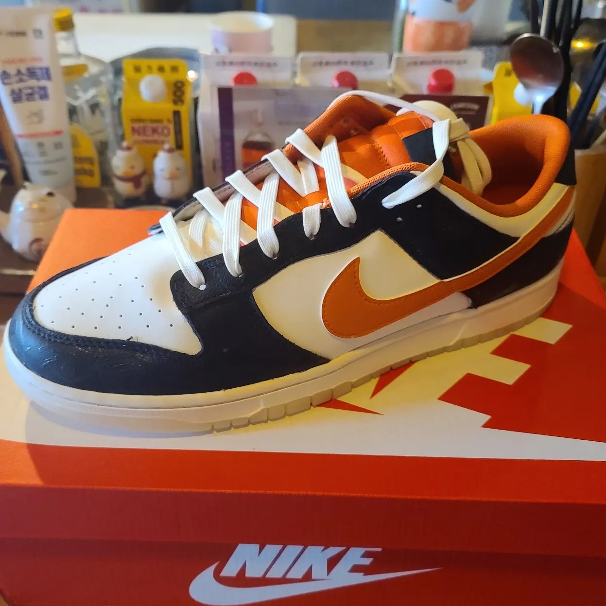 Nike Dunk Low Retro PRM Halloween 착용 스타일 - 2