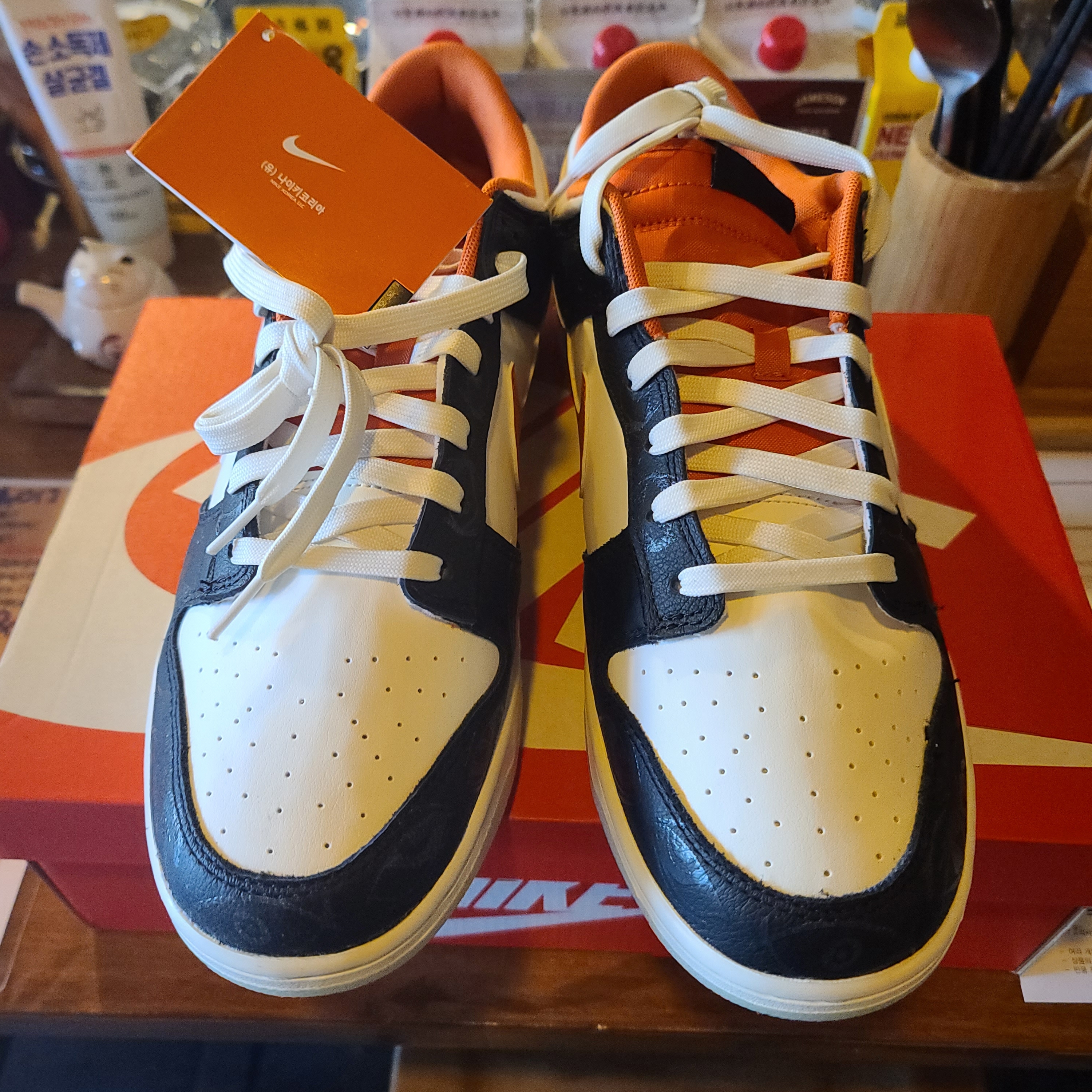 Nike Dunk Low Retro PRM Halloween 착용 스타일 - 4