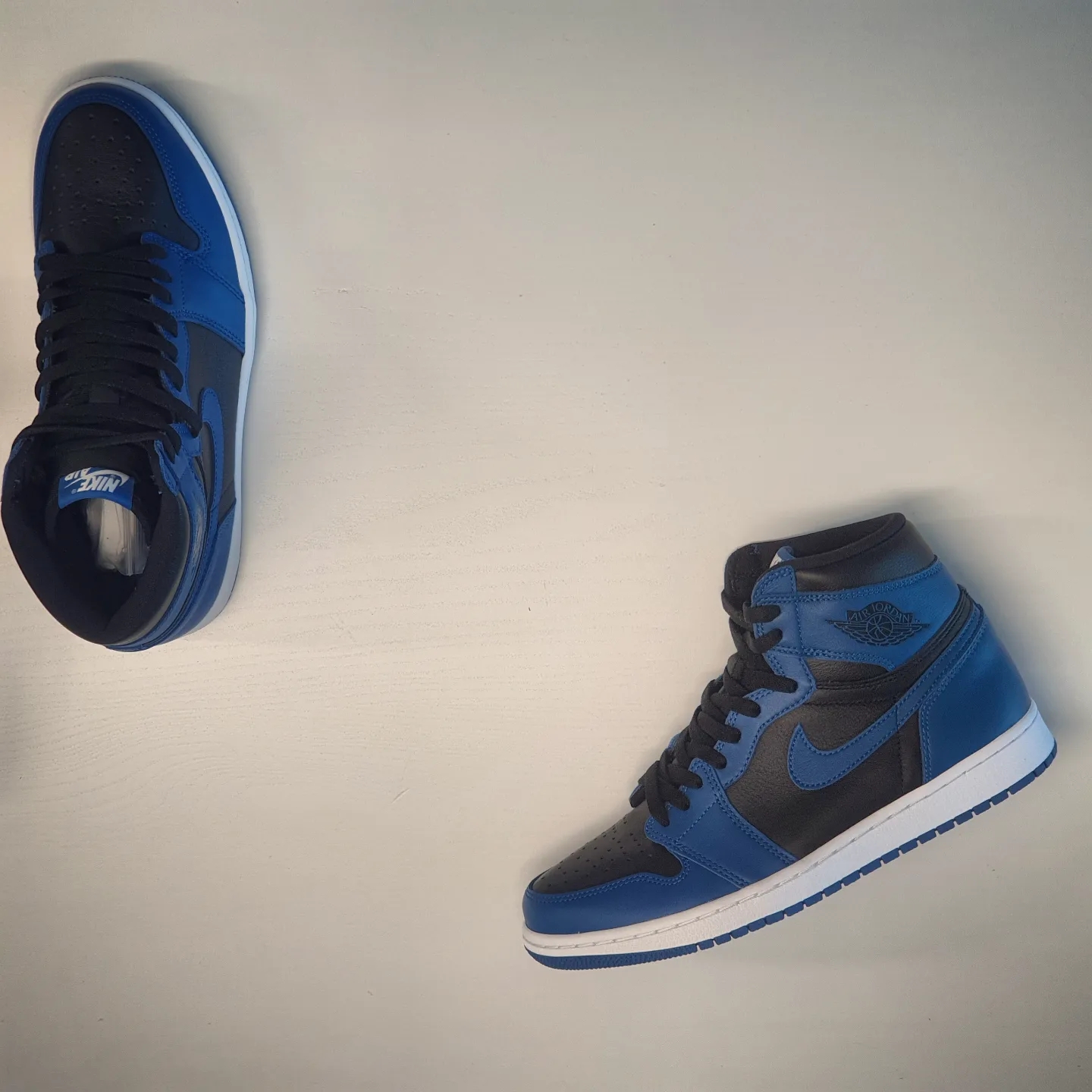 Jordan 1 Retro High OG Dark Marina Blue, (GS) Jordan 1 Retro High OG Dark Marina Blue 착용 스타일 - 4