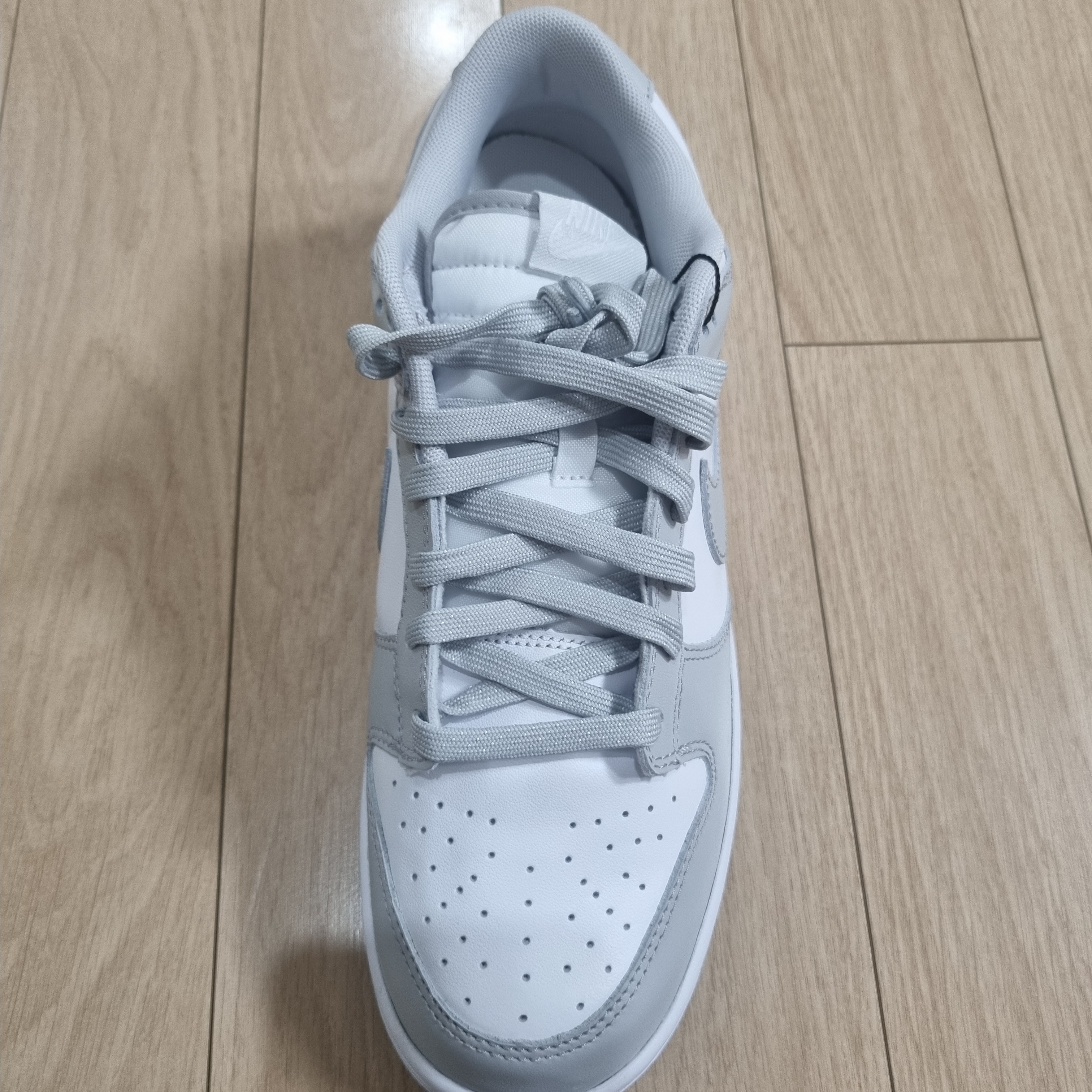 Nike Dunk Low Retro Grey Fog 착용 스타일 - 1