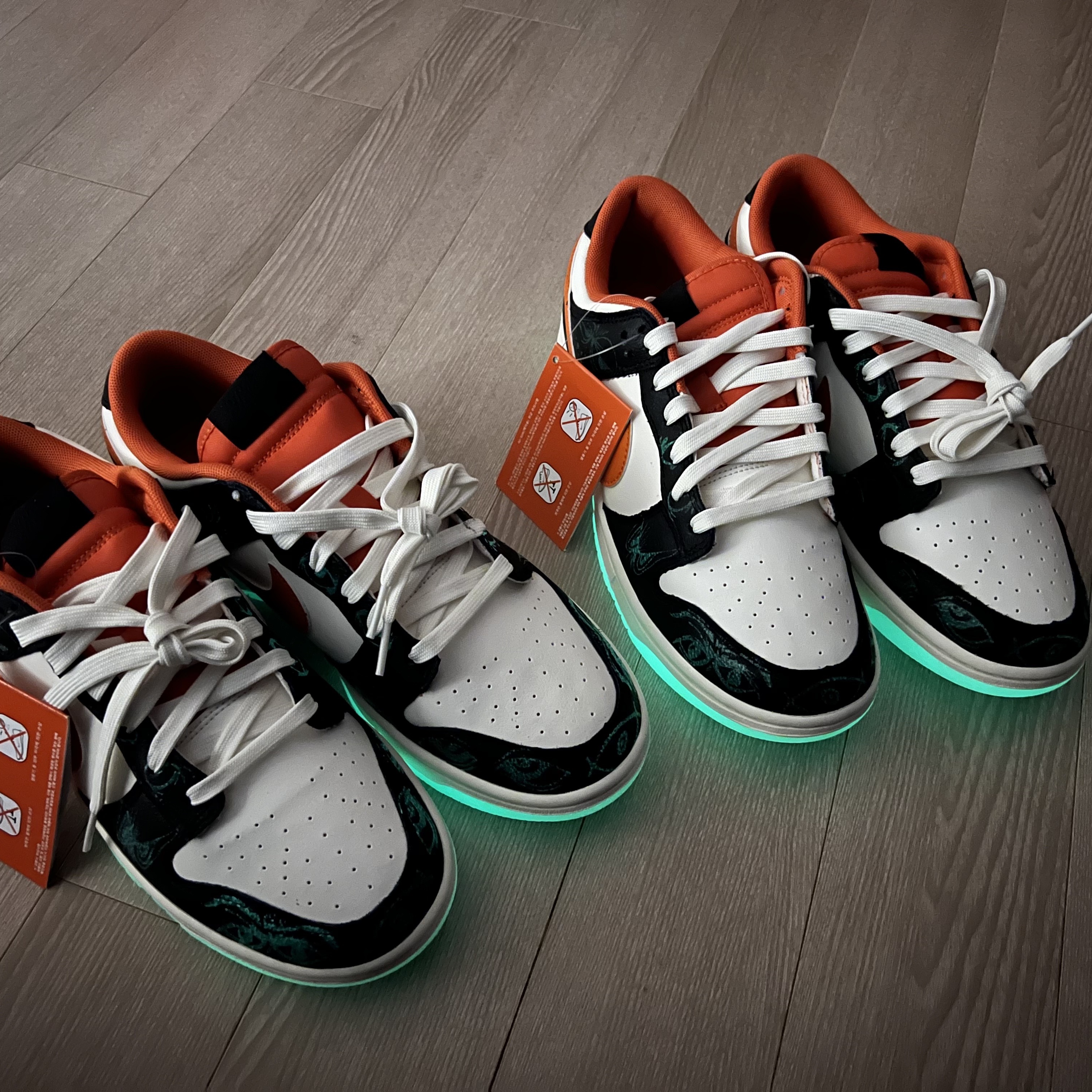 Nike Dunk Low Retro PRM Halloween 착용 스타일 - 3