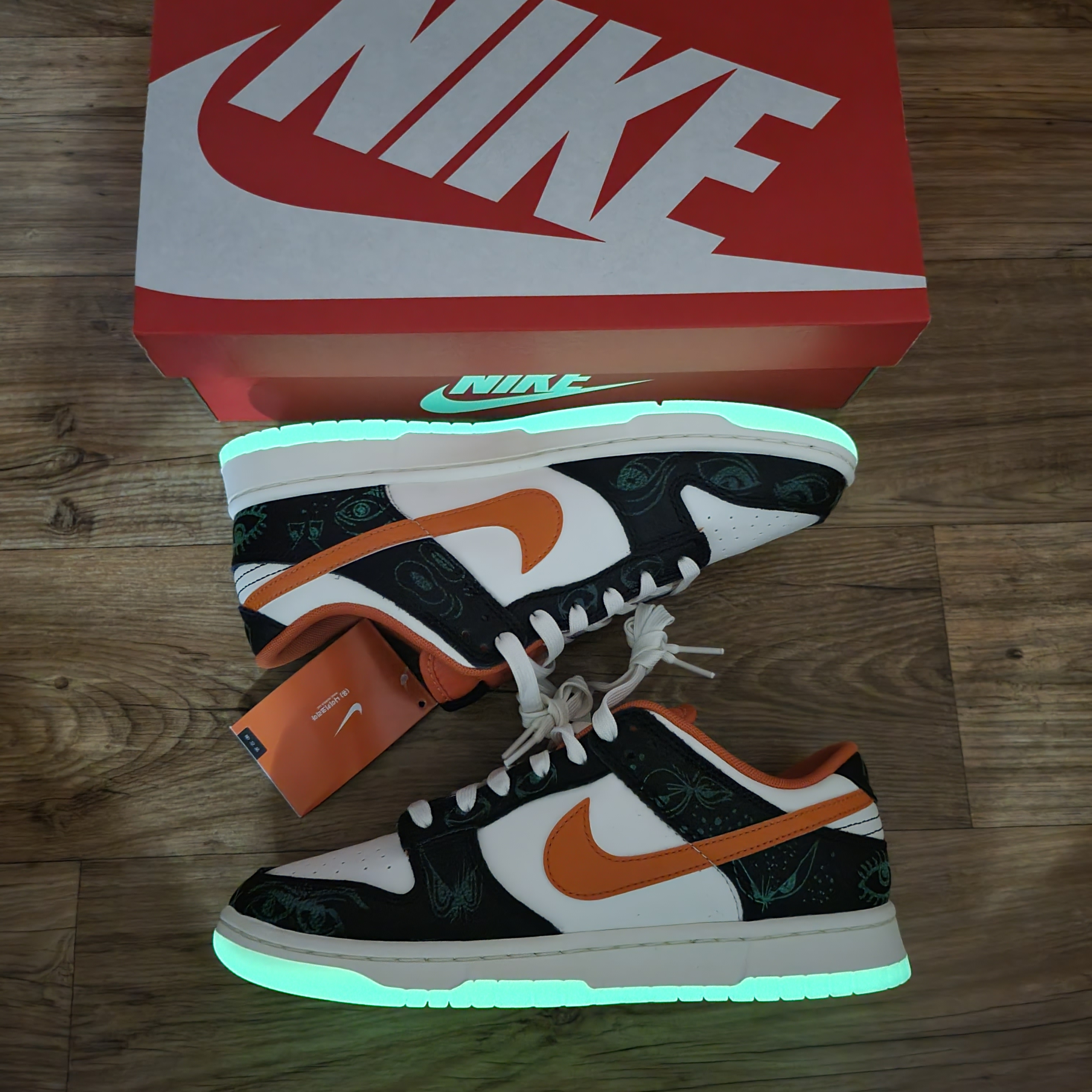 Nike Dunk Low Retro PRM Halloween 착용 스타일 - 5
