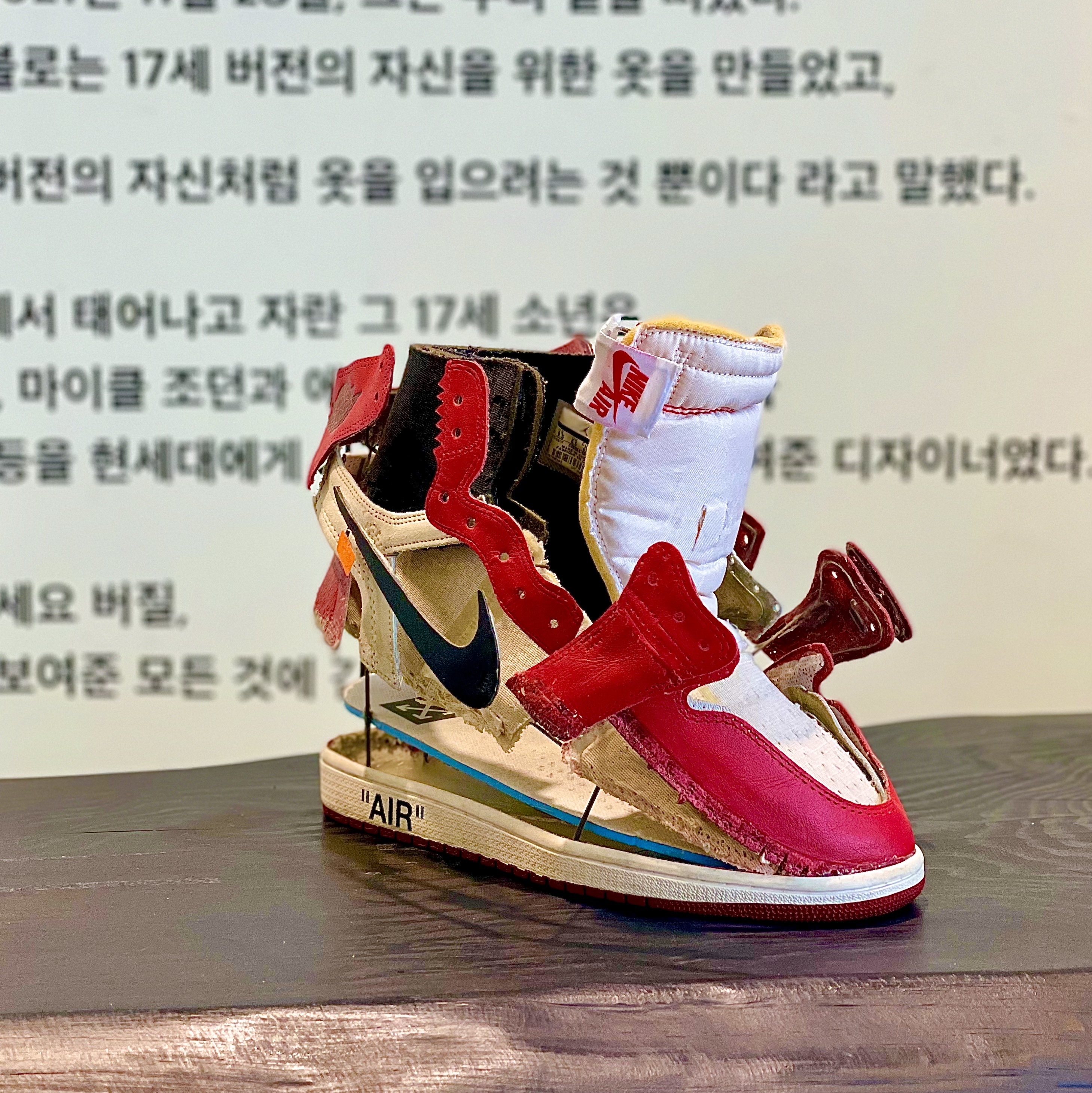 Jordan 1 x Off-White Retro High Chicago The Ten 착용 스타일