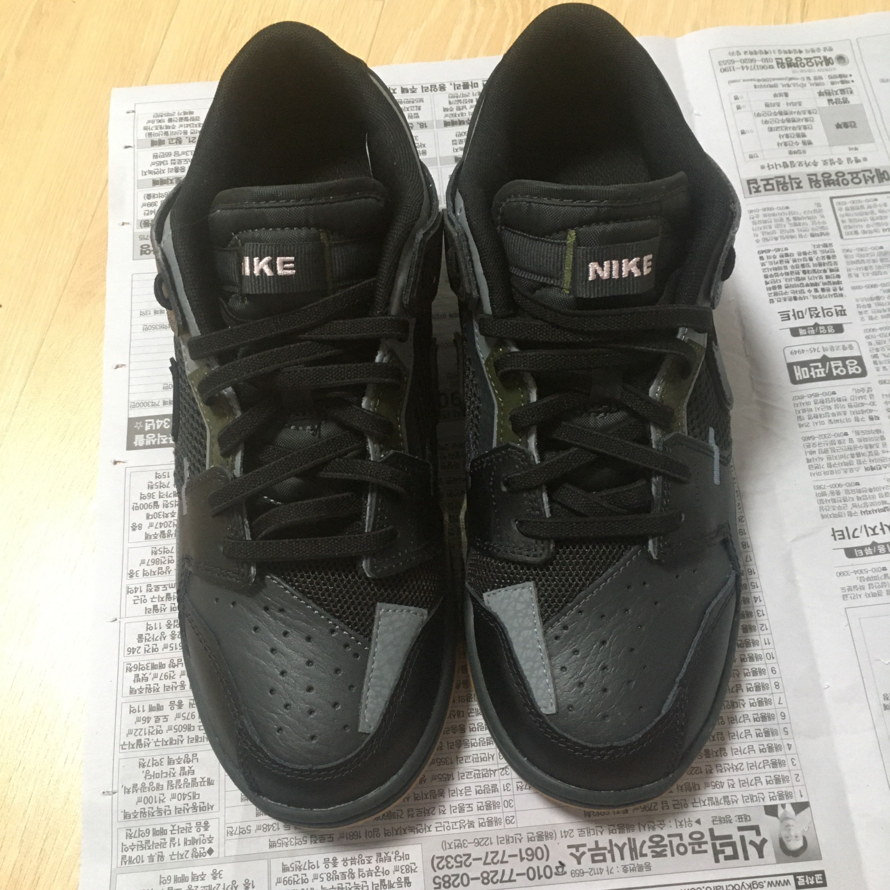 Nike Dunk Scrap Cool Grey 착용 스타일 - 3