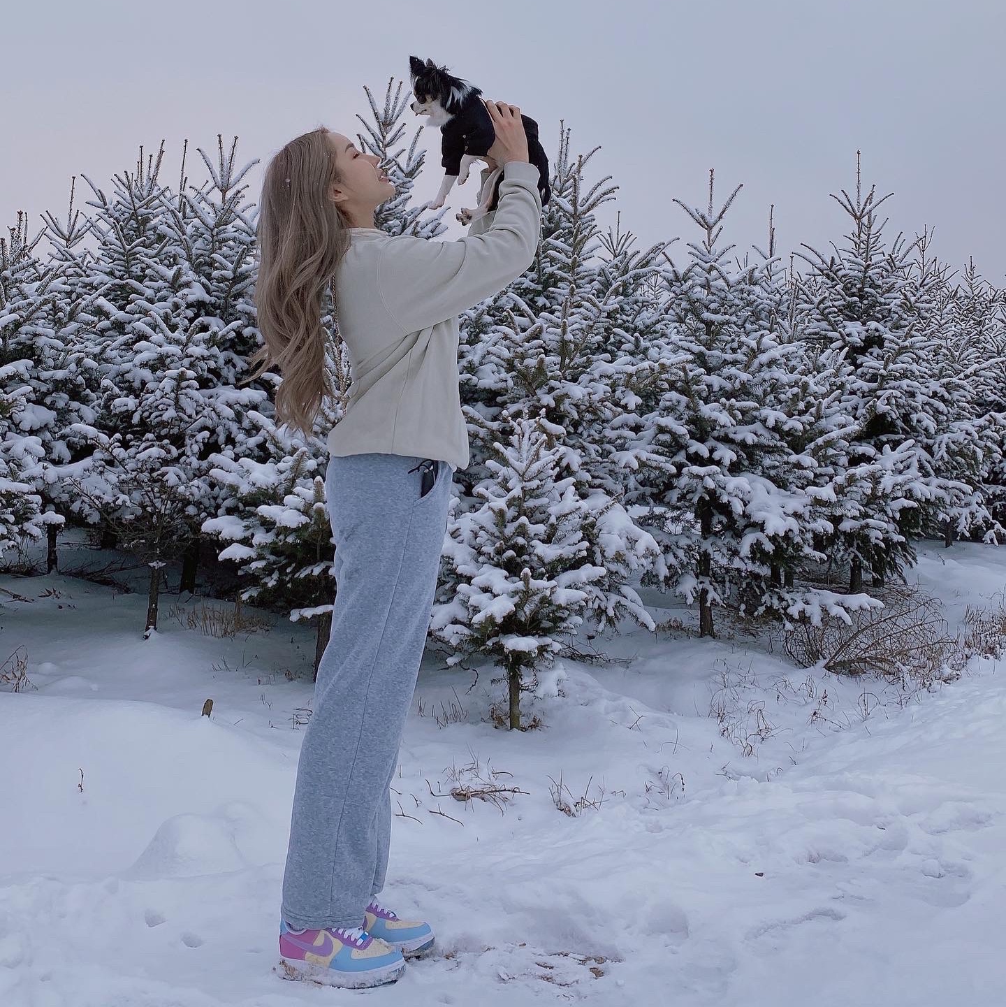 (W) Nike Air Force 1 '07 LX Photochromic 착용 스타일 - 4