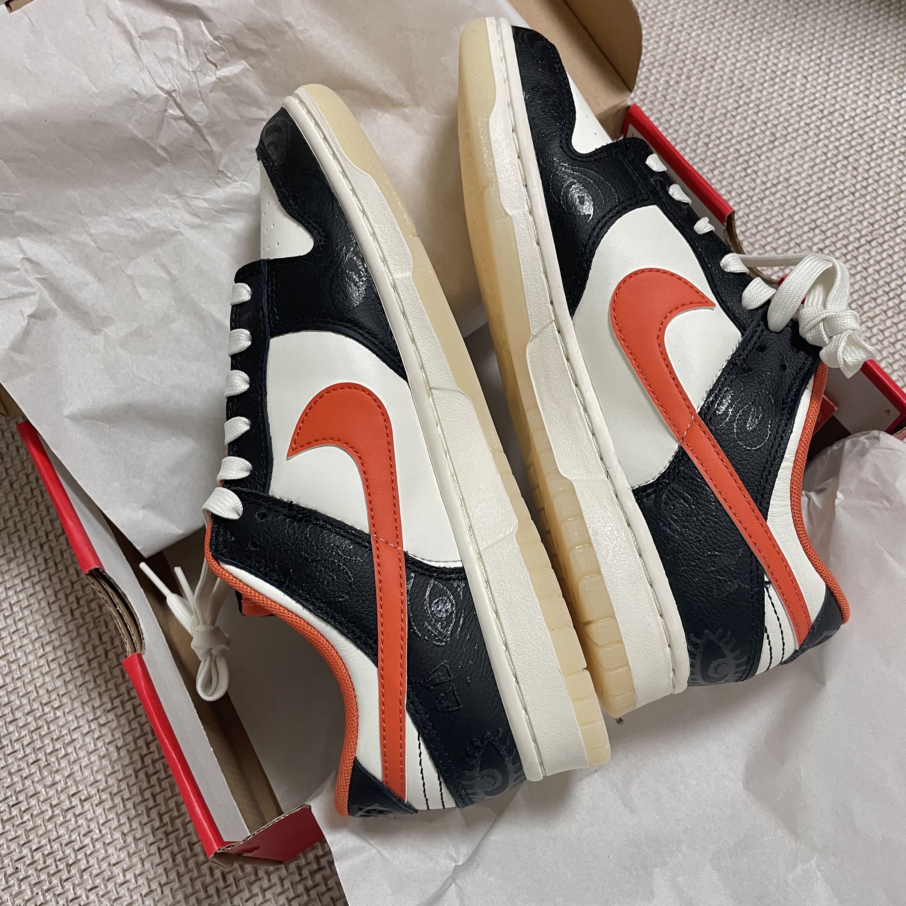 Nike Dunk Low Retro PRM Halloween 착용 스타일 - 3