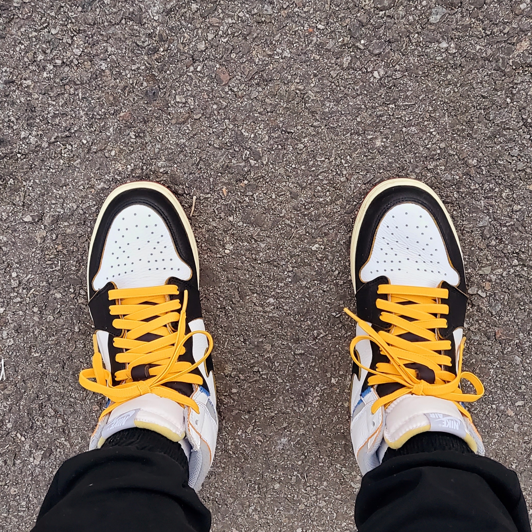 Jordan 1 x Union Retro High Black Toe 착용 스타일 - 2