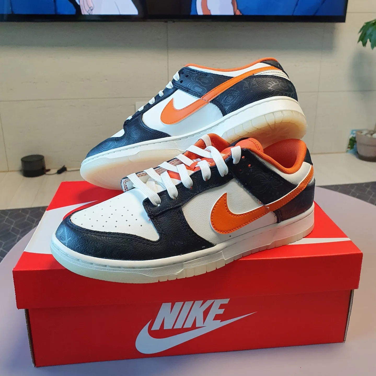 Nike Dunk Low Retro PRM Halloween 착용 스타일 - 1