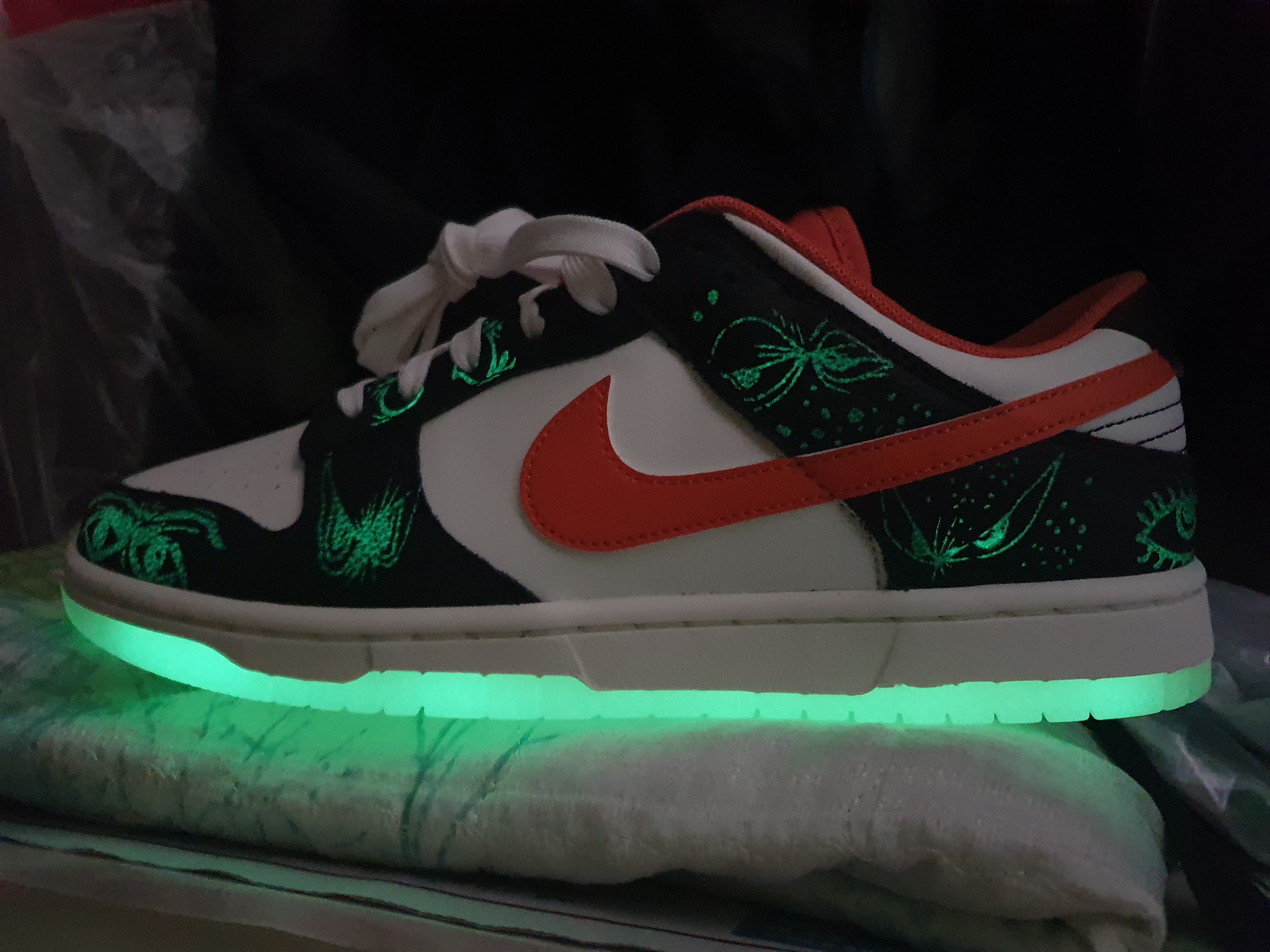Nike Dunk Low Retro PRM Halloween 착용 스타일 - 1