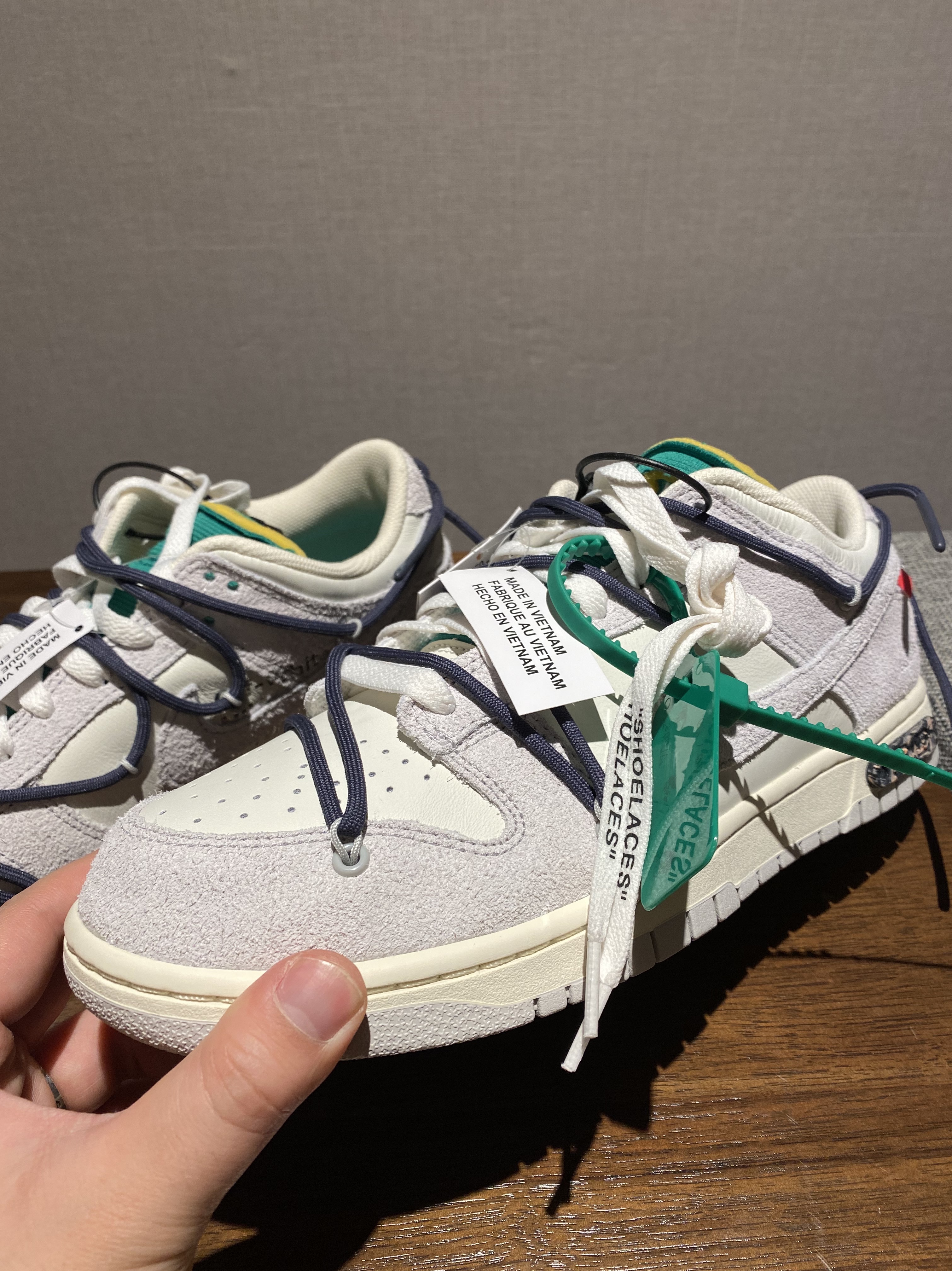 Nike x Off-White Dunk Low The 50 - Lot 20 착용 스타일 - 3