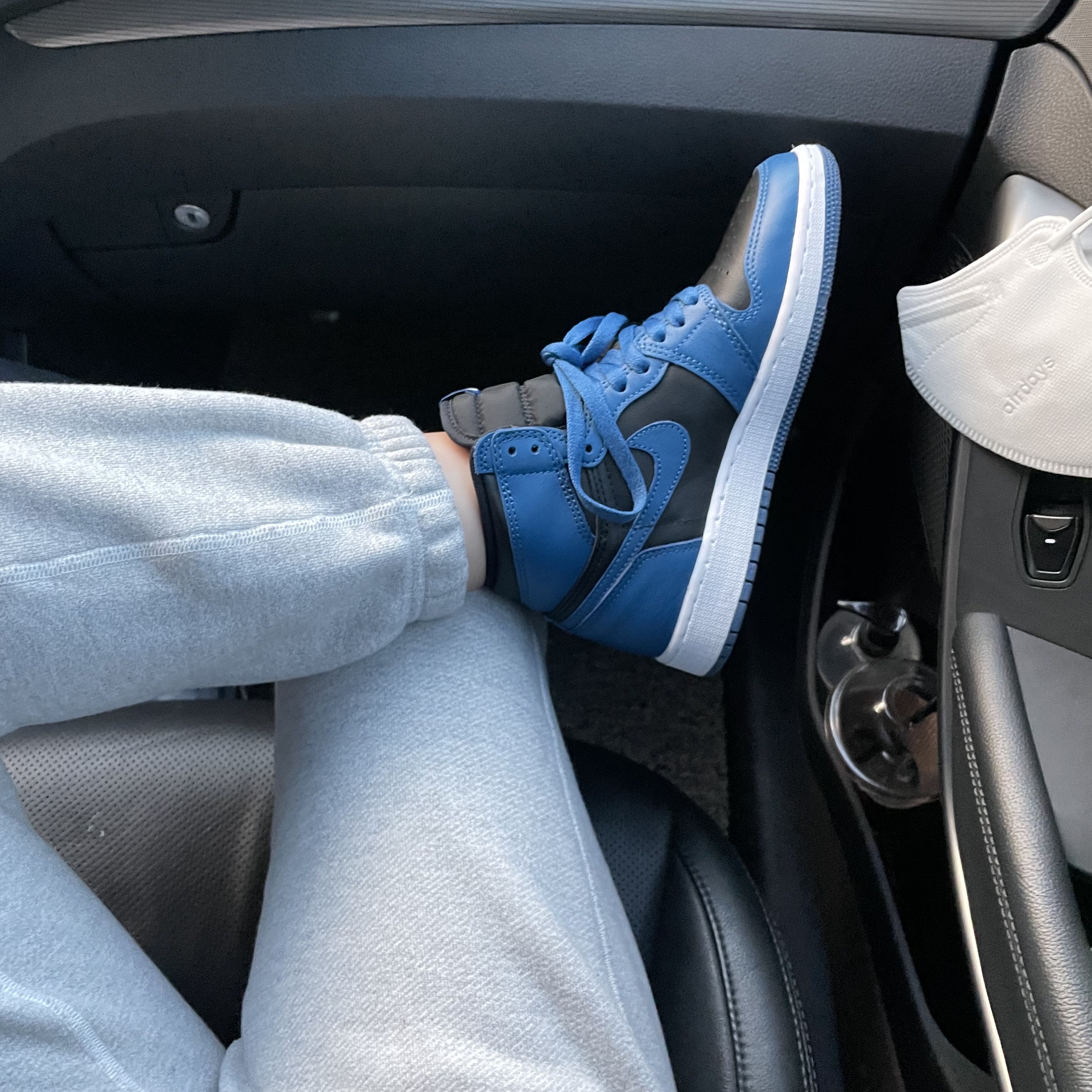 (GS) Jordan 1 Retro High OG Dark Marina Blue 착용 스타일