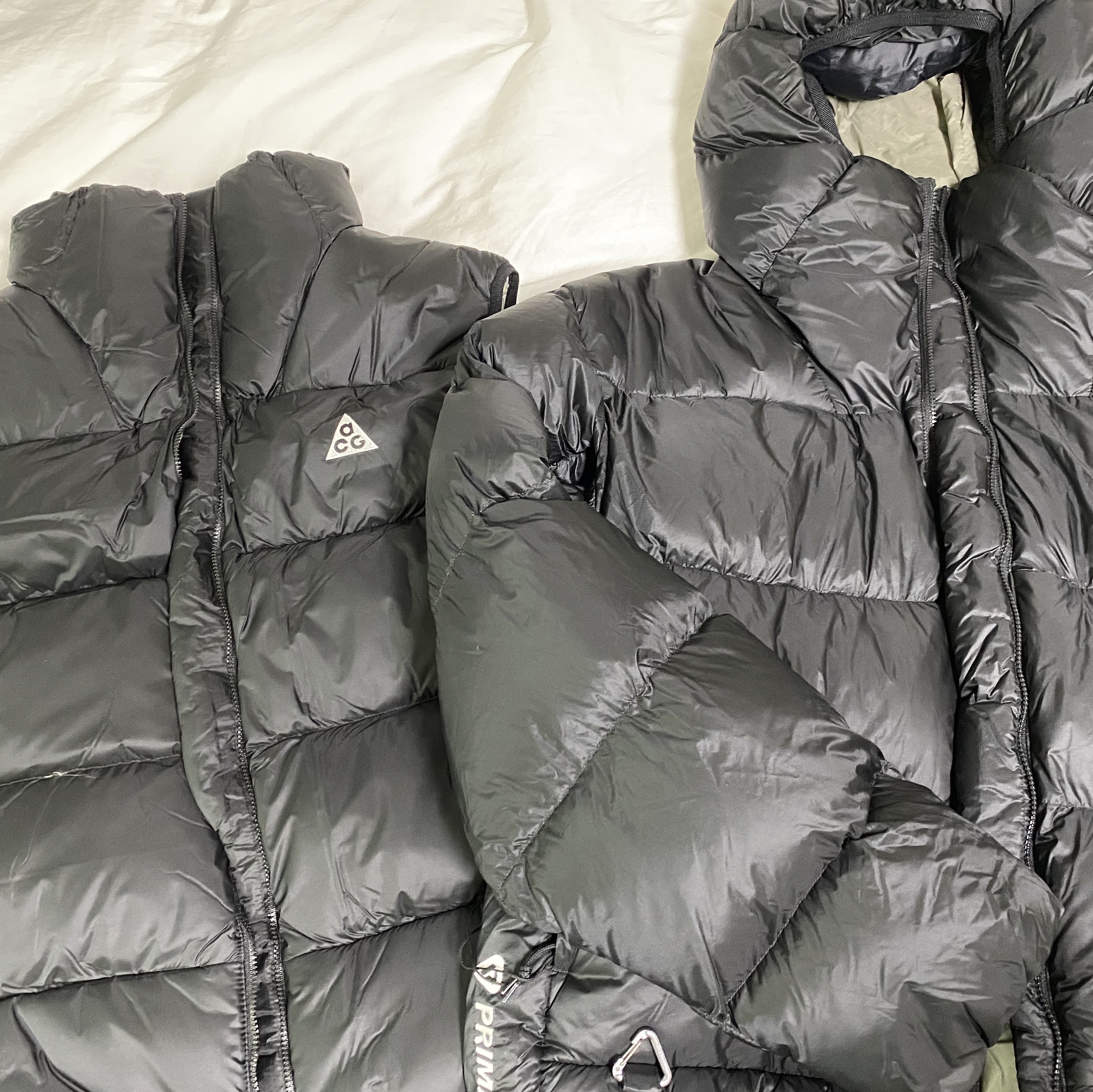 Nike ACG Therma-Fit ADV Lunar Lake Puffer Vest Black - Asia, Nike ACG Therma-Fit ADV Lunar Lake Puffer Jacket Black - US/EU 착용 스타일 - 1