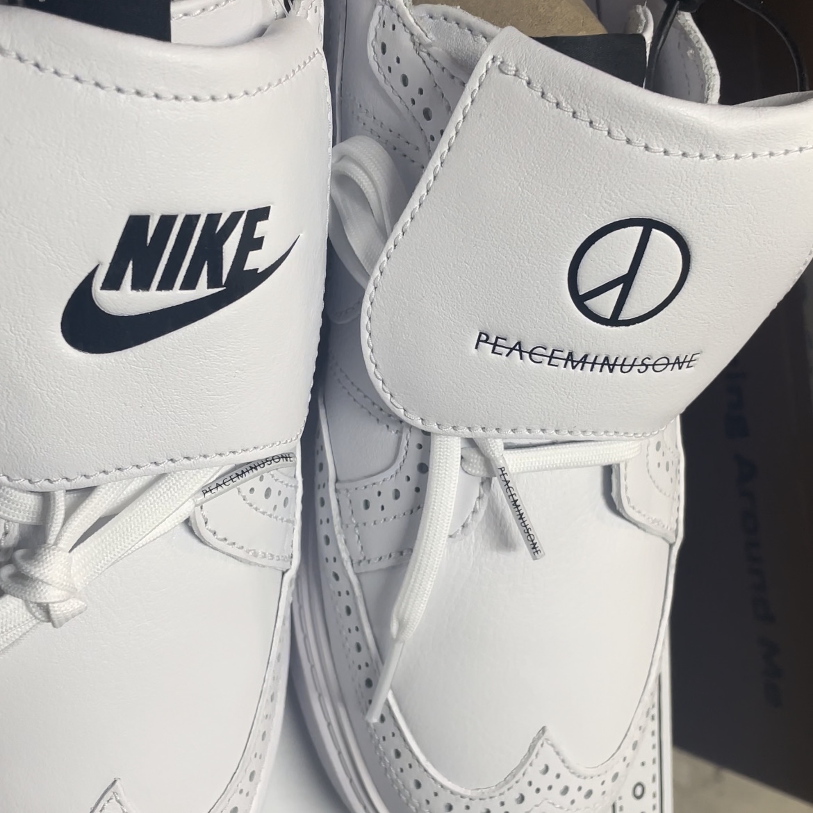 Nike x Peaceminusone Kwondo1 White 착용 스타일 - 3