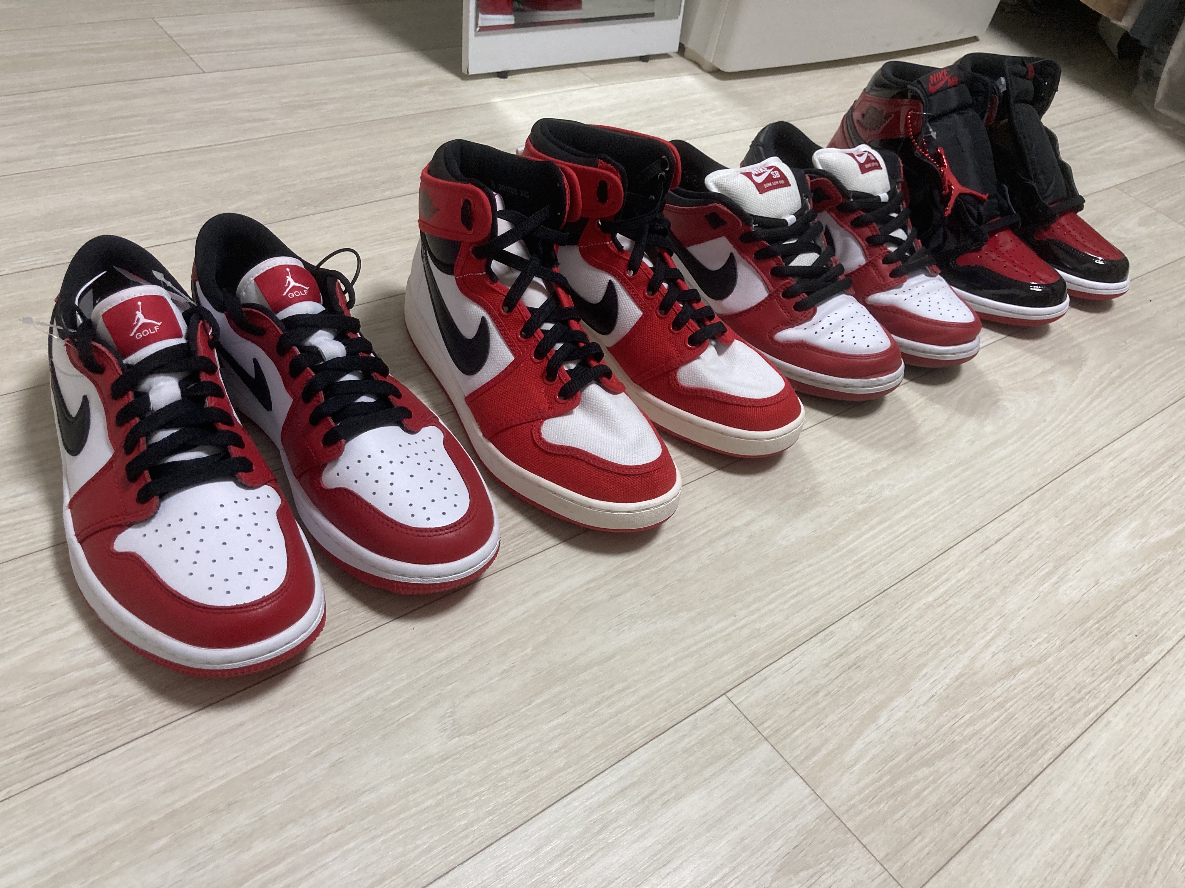 Jordan 1 Low Golf Chicago, Jordan 1 KO Chicago 2021 착용 스타일 - 1
