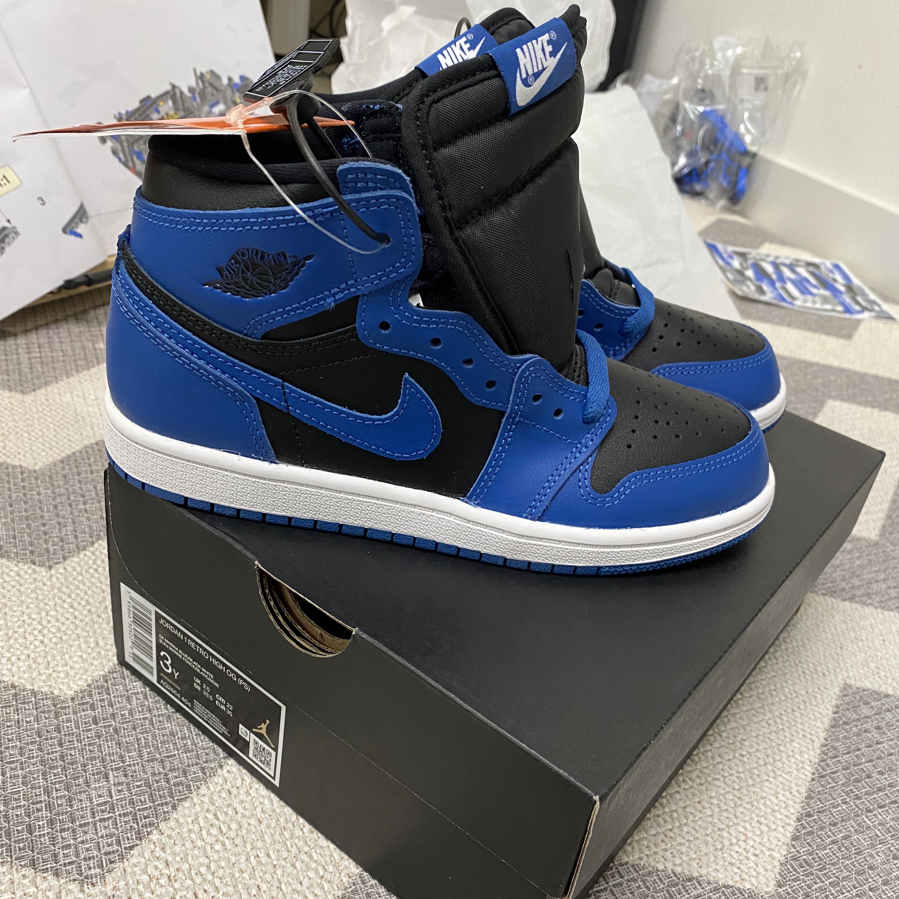 (PS) Jordan 1 Retro High OG Dark Marina Blue 착용 스타일