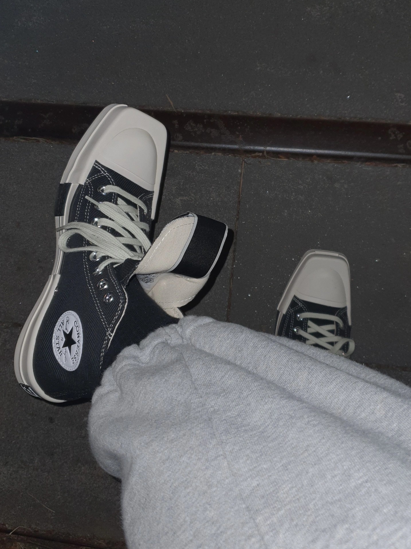 Converse x Drkshdw Turbodrk Chuck 70 Hi Black 착용 스타일 - 2