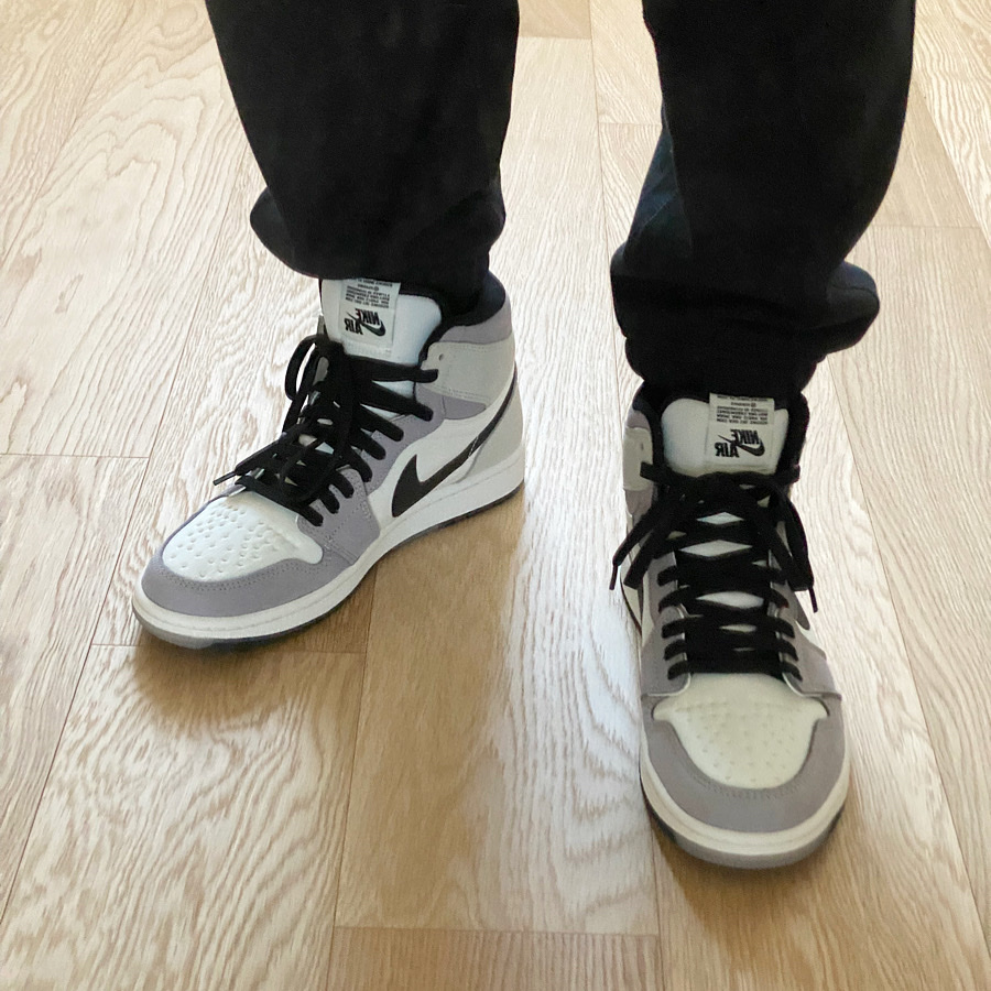 Jordan 1 Element Gore-Tex Sail, Nike NRG Solo Swoosh Fleece Pants Black - US/EU 착용 스타일 - 1
