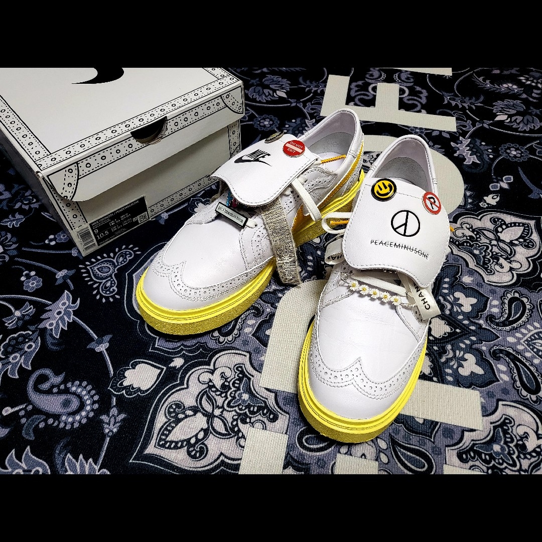 Nike x Peaceminusone Kwondo1 White 착용 스타일