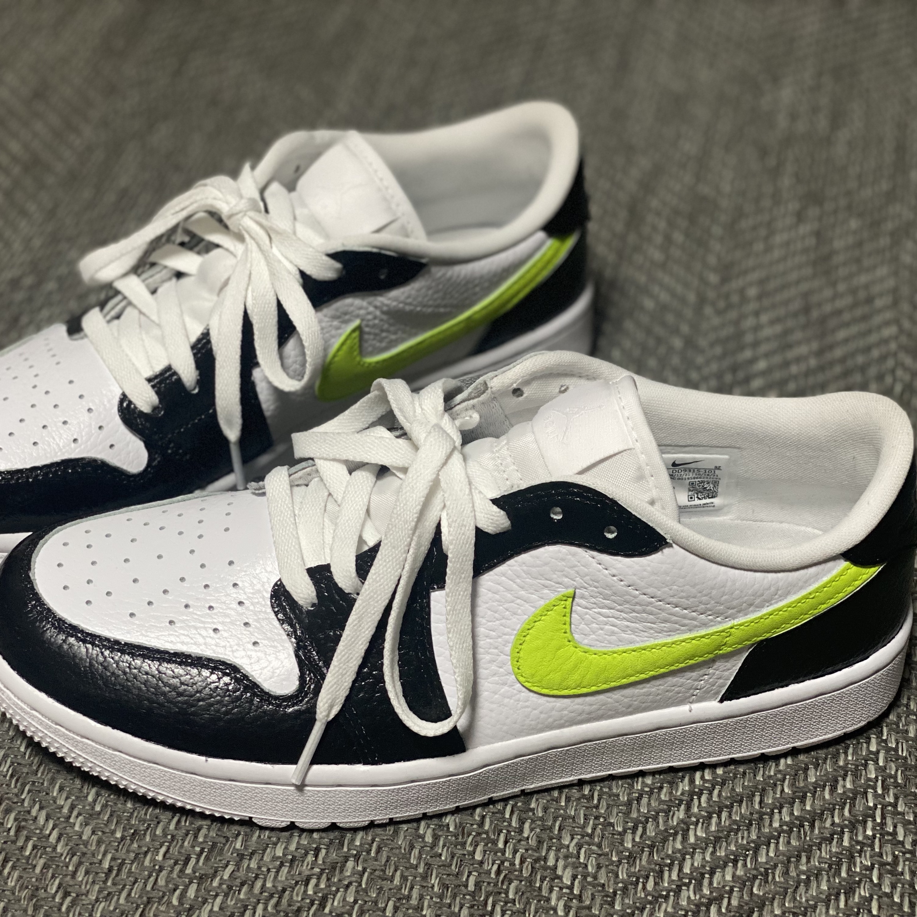 Jordan 1 Low Golf Triple White 착용 스타일