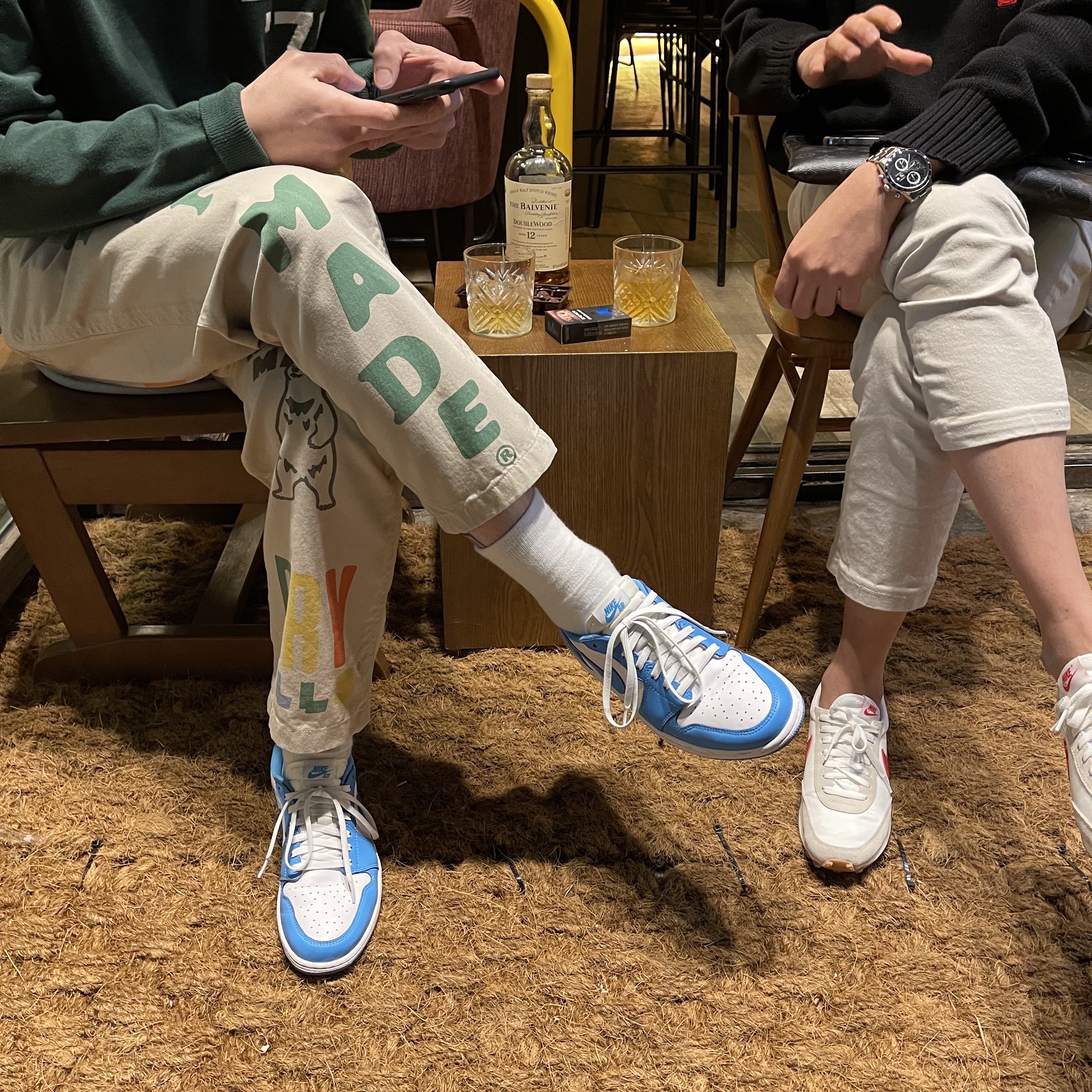 Jordan 1 Low SB UNC 착용 스타일 - 1