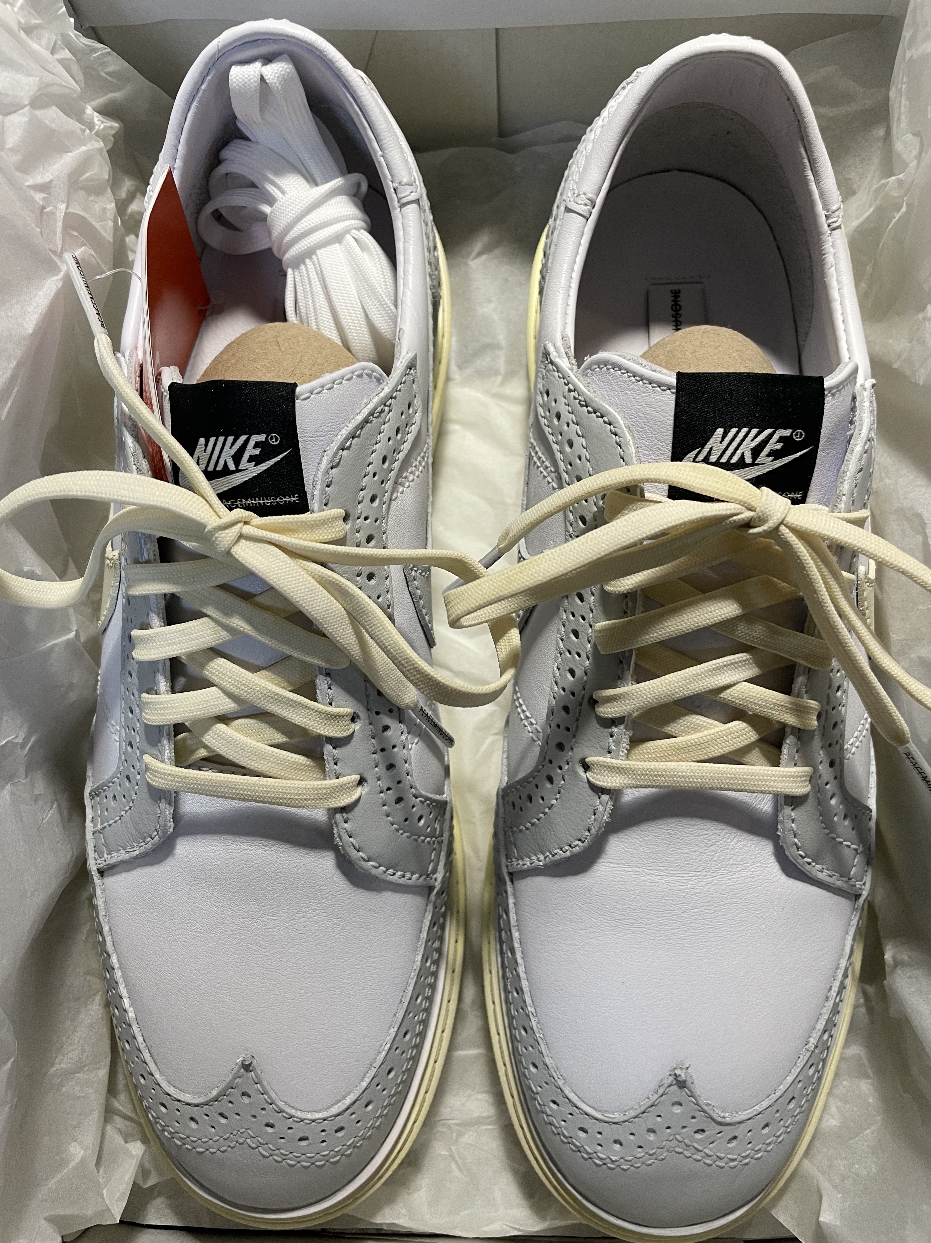 Nike x Peaceminusone Kwondo1 White 착용 스타일 - 1