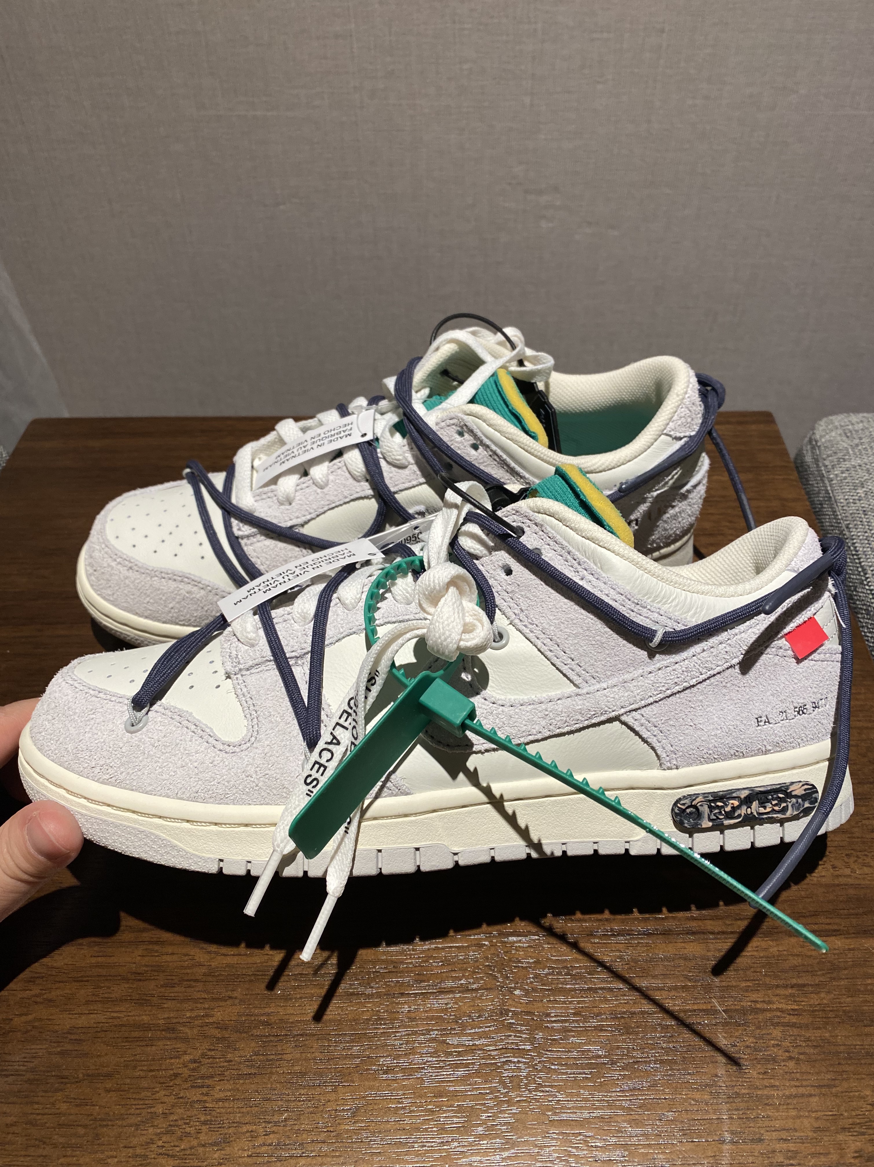 Nike x Off-White Dunk Low The 50 - Lot 20 착용 스타일 - 2