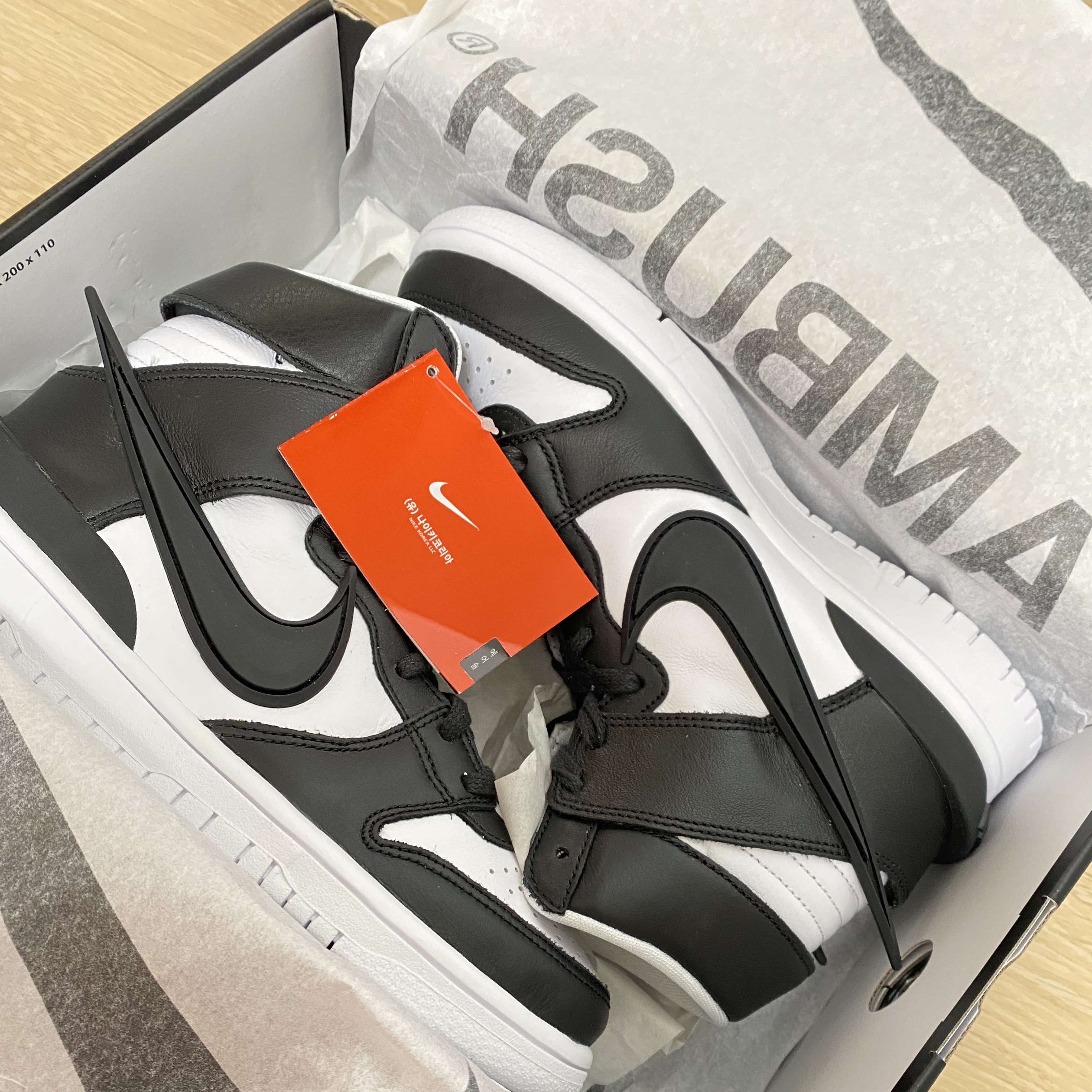 Nike x Ambush Dunk High Black 착용 스타일