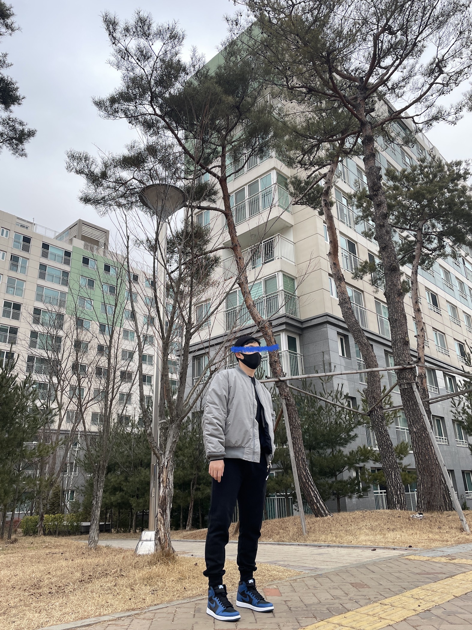Jordan 1 Retro High OG Dark Marina Blue 착용 스타일