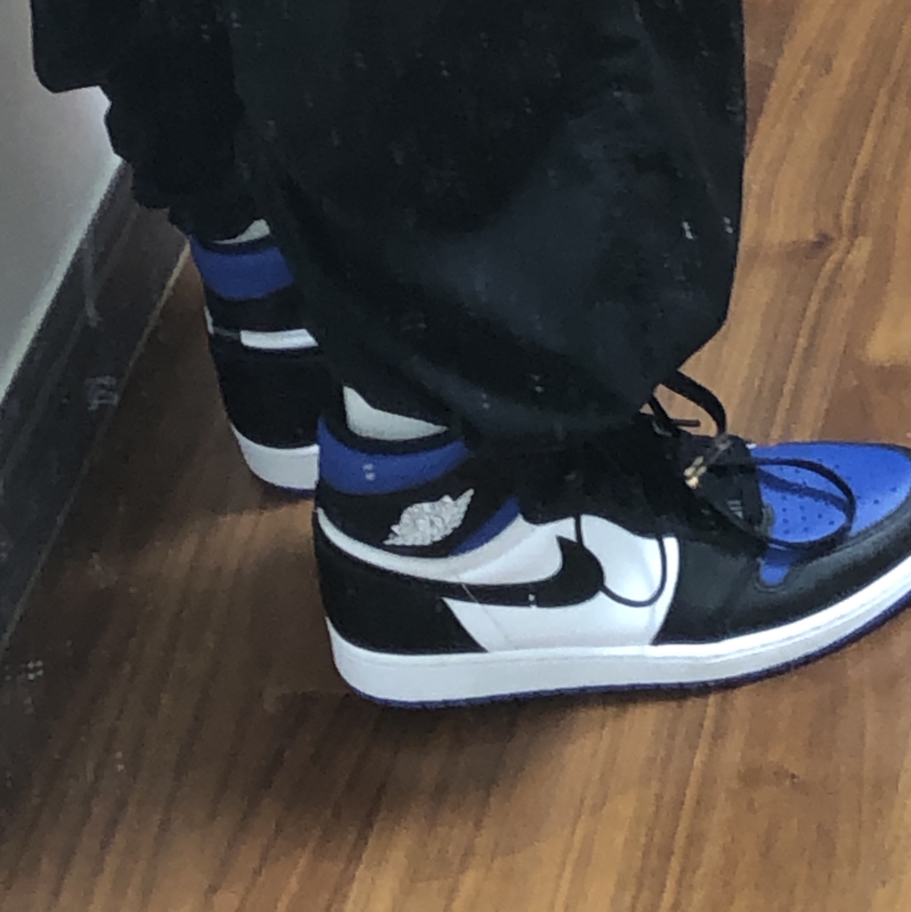 Jordan 1 Retro High OG Royal Toe 착용 스타일