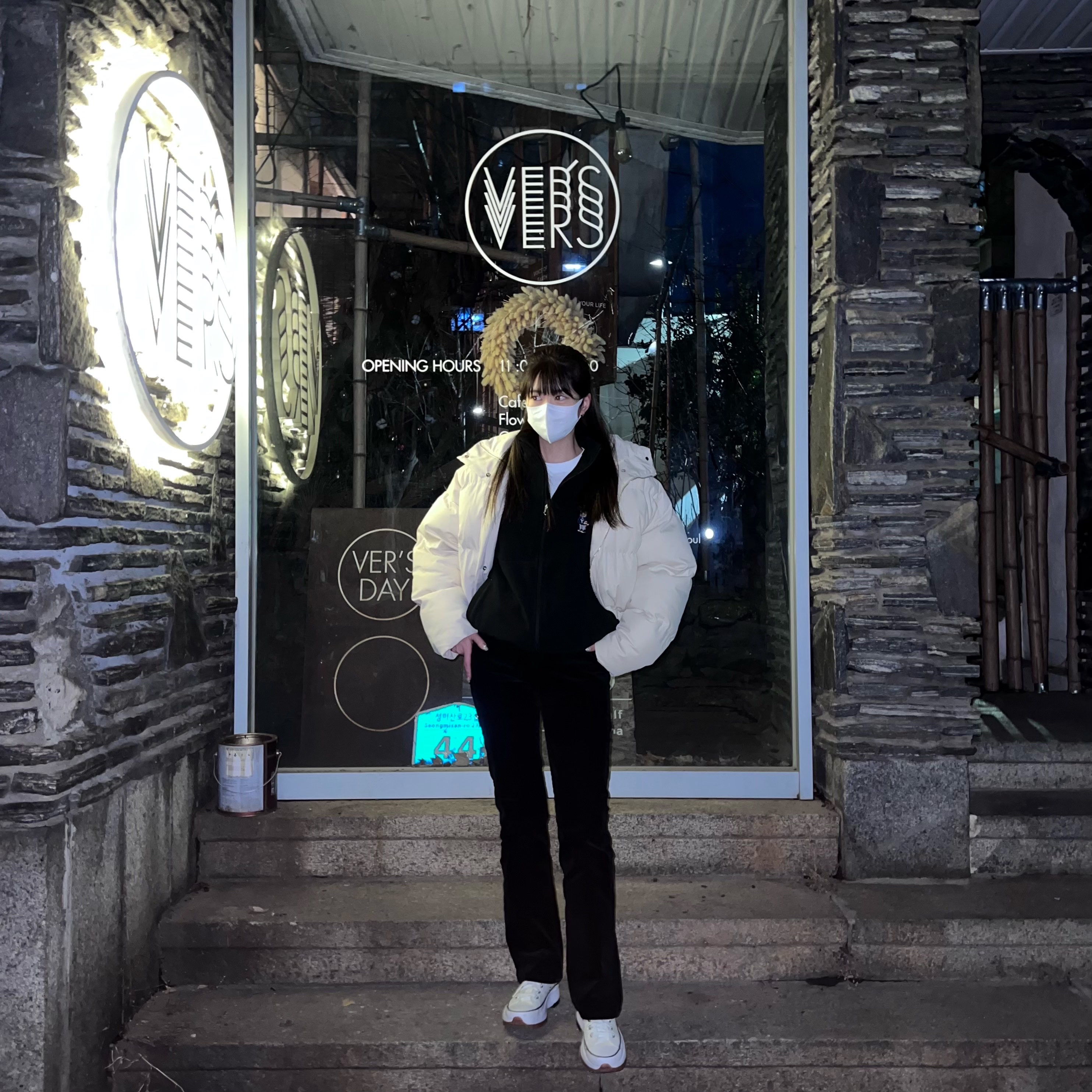 Converse Run Star Hike Low White 착용 스타일