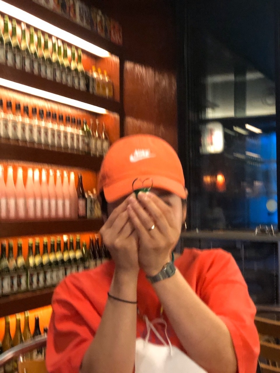 Nike Heritage 86 Futura Washed Cap Gold, Nike Heritage 86 Futura Washed Cap Light Dew 착용 스타일 - 1