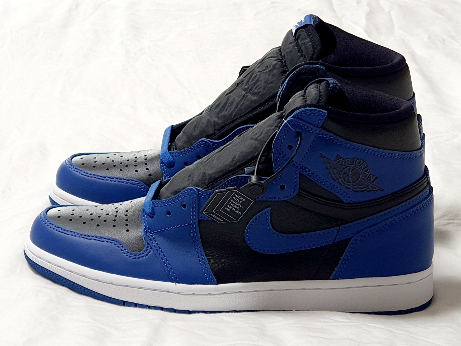Jordan 1 Retro High OG Dark Marina Blue 착용 스타일 - 2