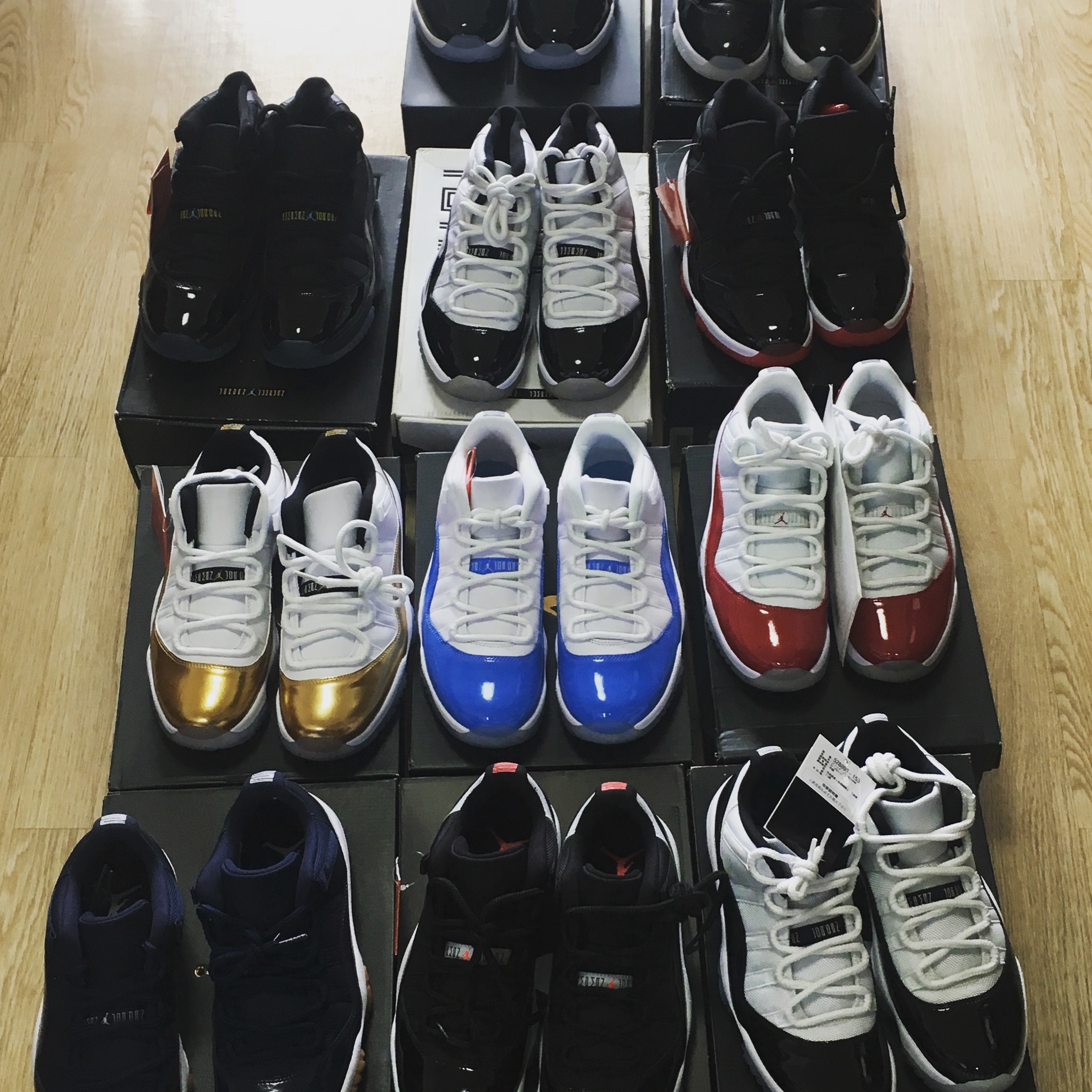 Jordan 11 Retro Concord 2018, Jordan 11 Retro Bred 2019 착용 스타일