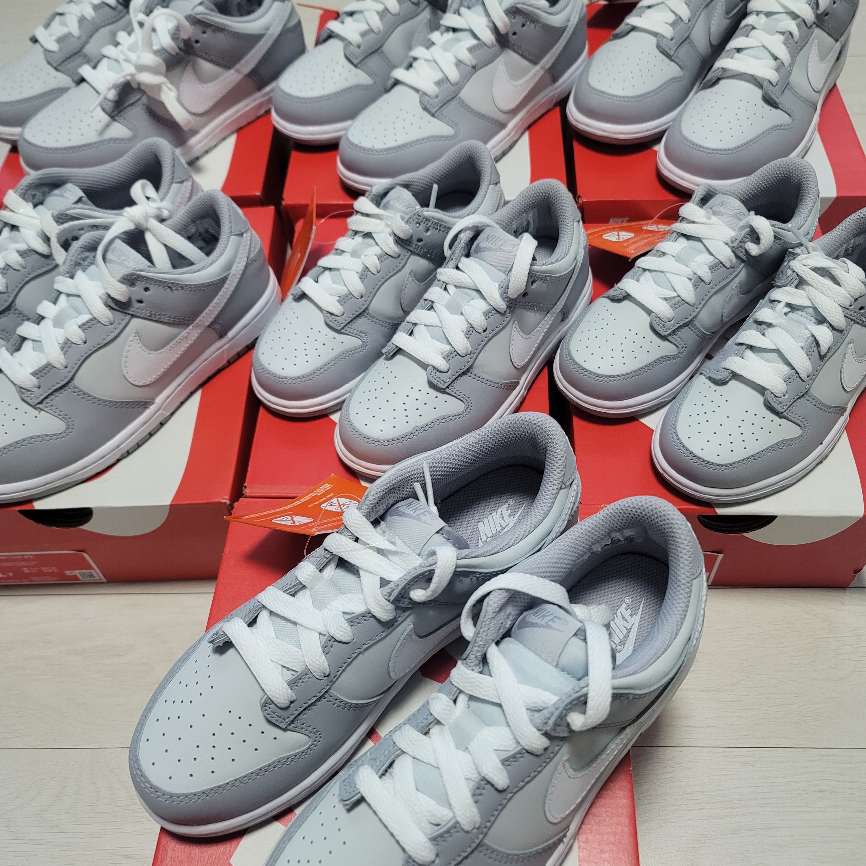 (PS) Nike Dunk Low Wolf Grey, Nike Dunk Low Retro Wolf Grey 착용 스타일