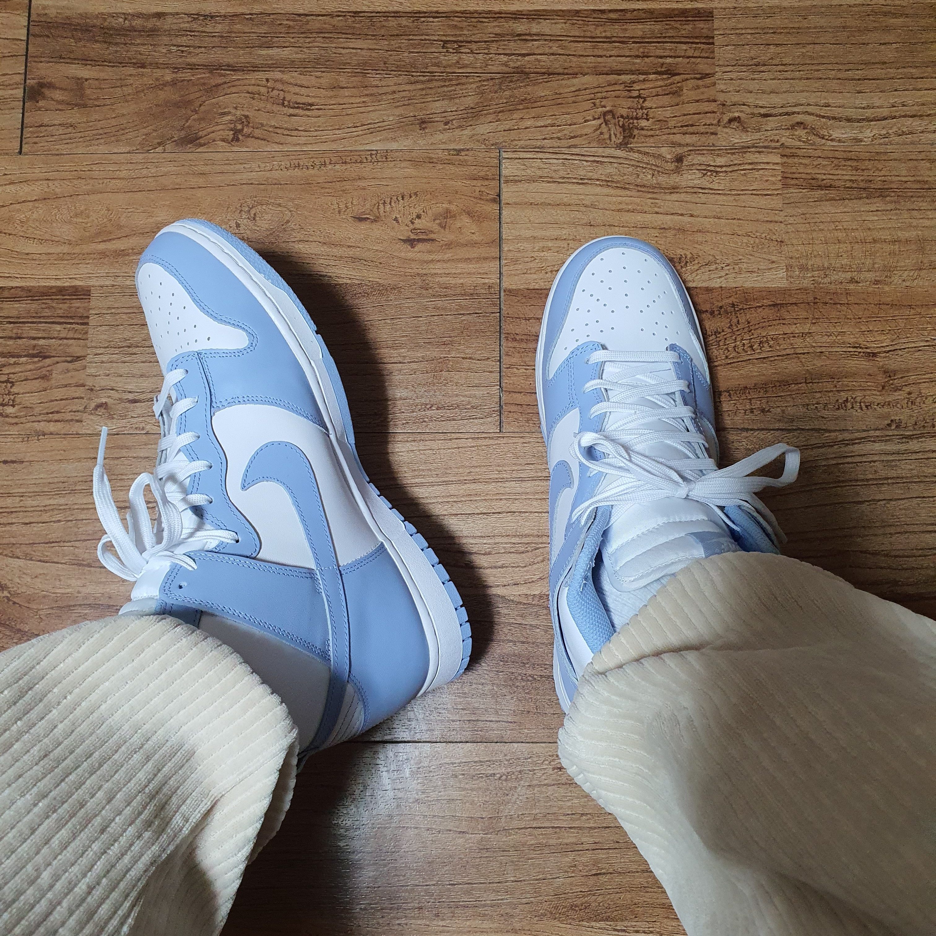 (W) Nike Dunk High Aluminum 착용 스타일 - 3