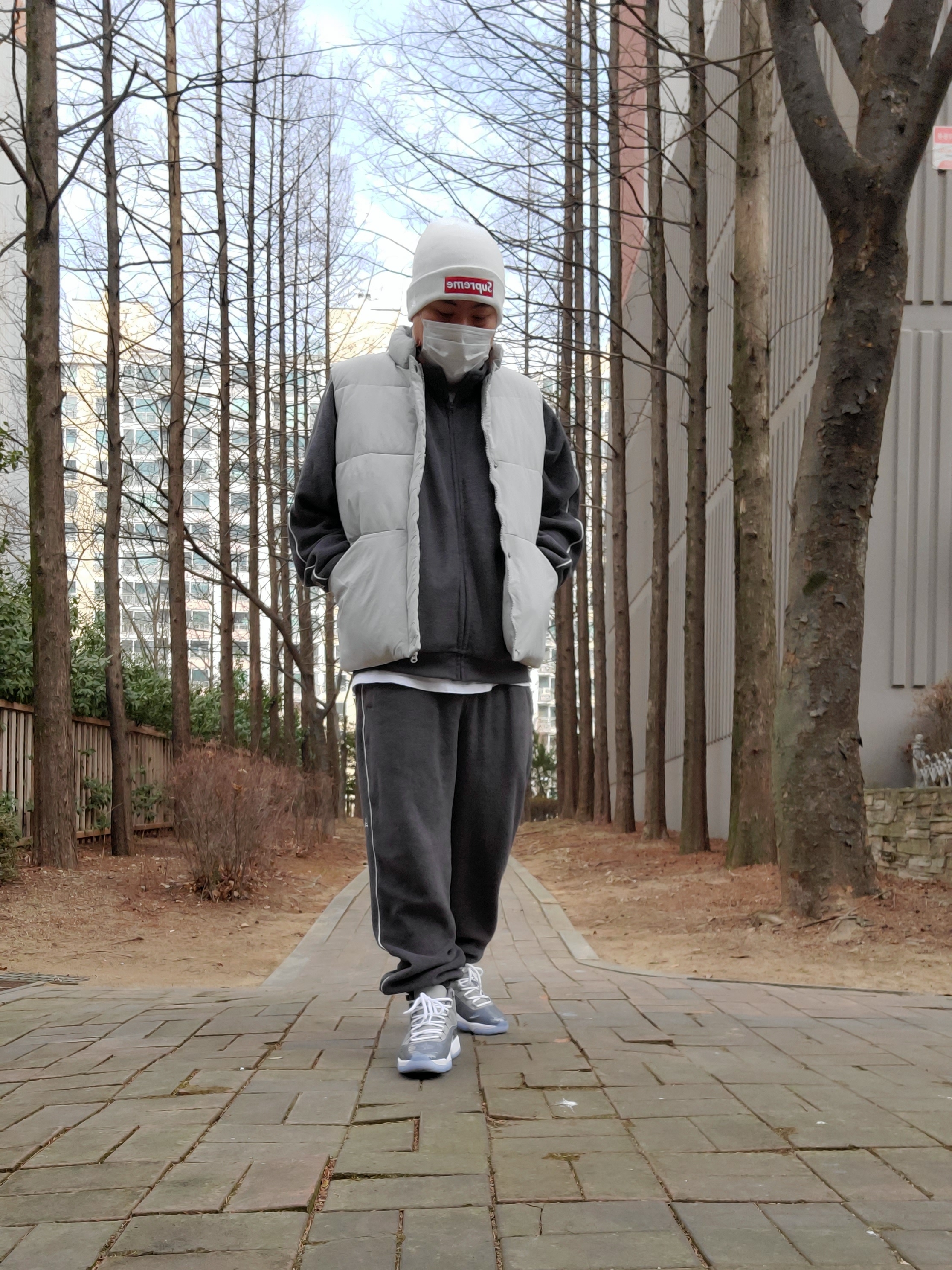 Jordan 11 Retro Cool Grey 2021 착용 스타일 - 2