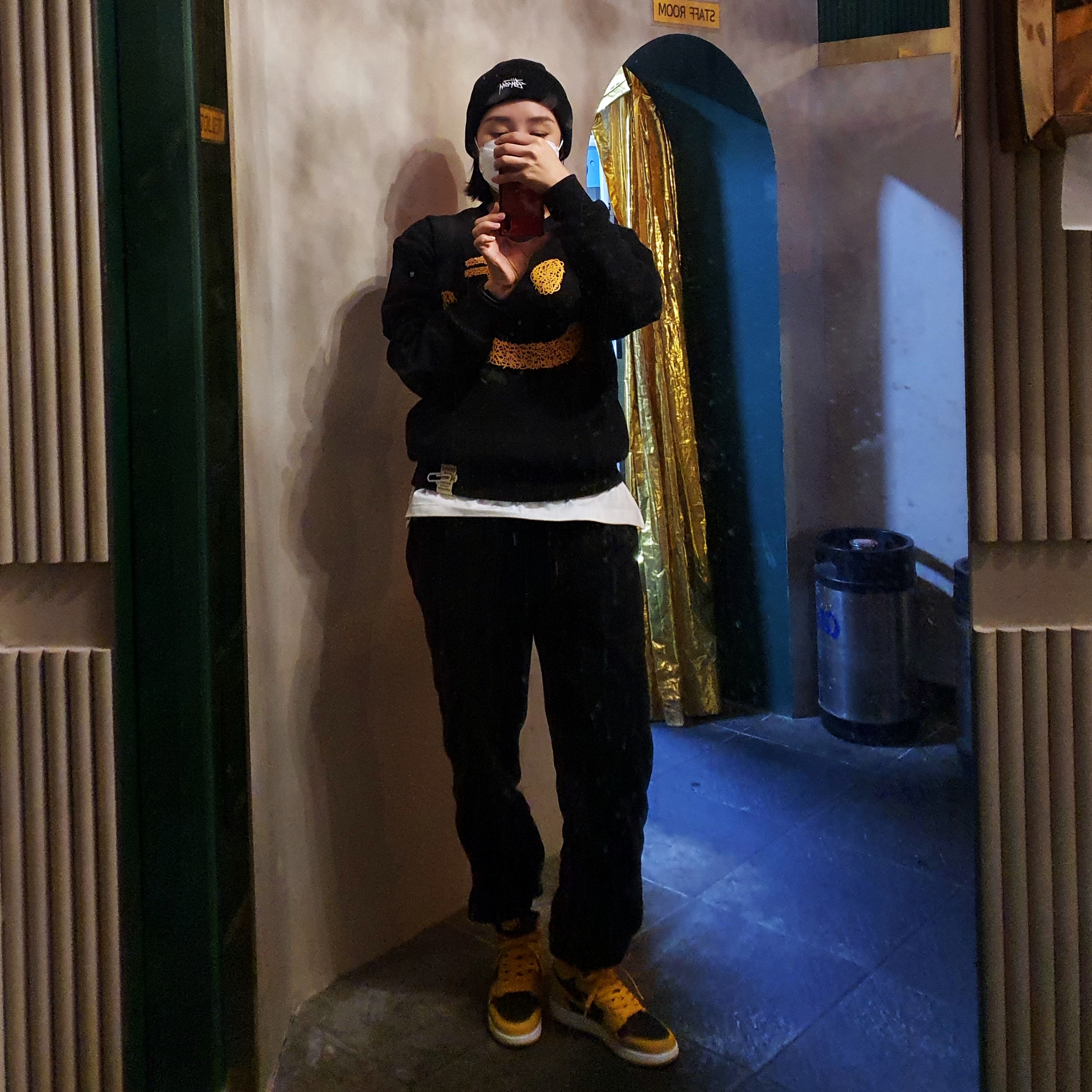 Jordan 1 Retro High OG Pollen, (GS) Jordan 1 Retro High OG Pollen 착용 스타일