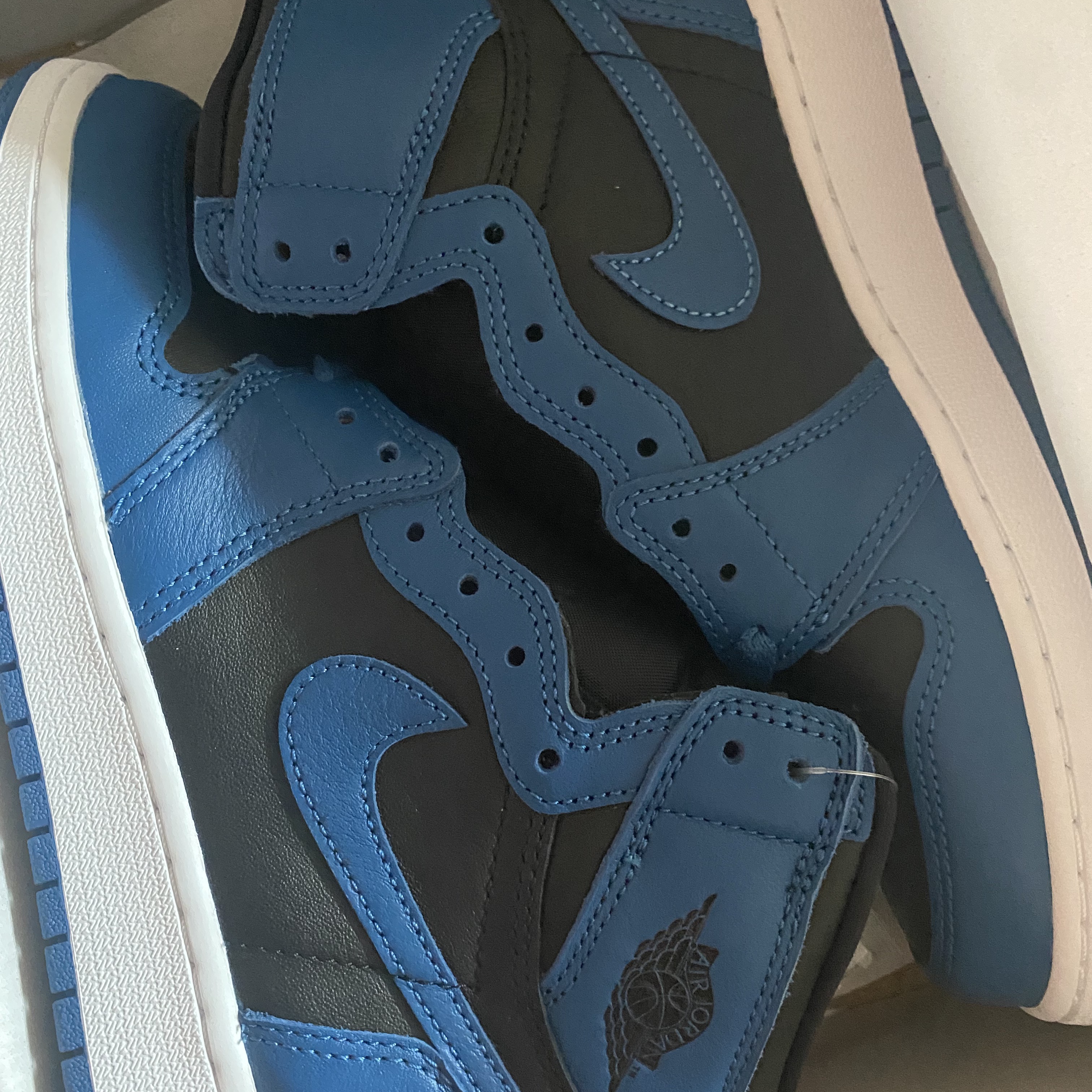(GS) Jordan 1 Retro High OG Dark Marina Blue 착용 스타일
