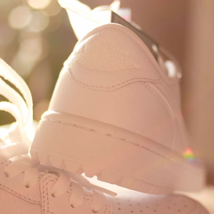 Jordan 1 Low Golf Triple White 착용 스타일 - 4