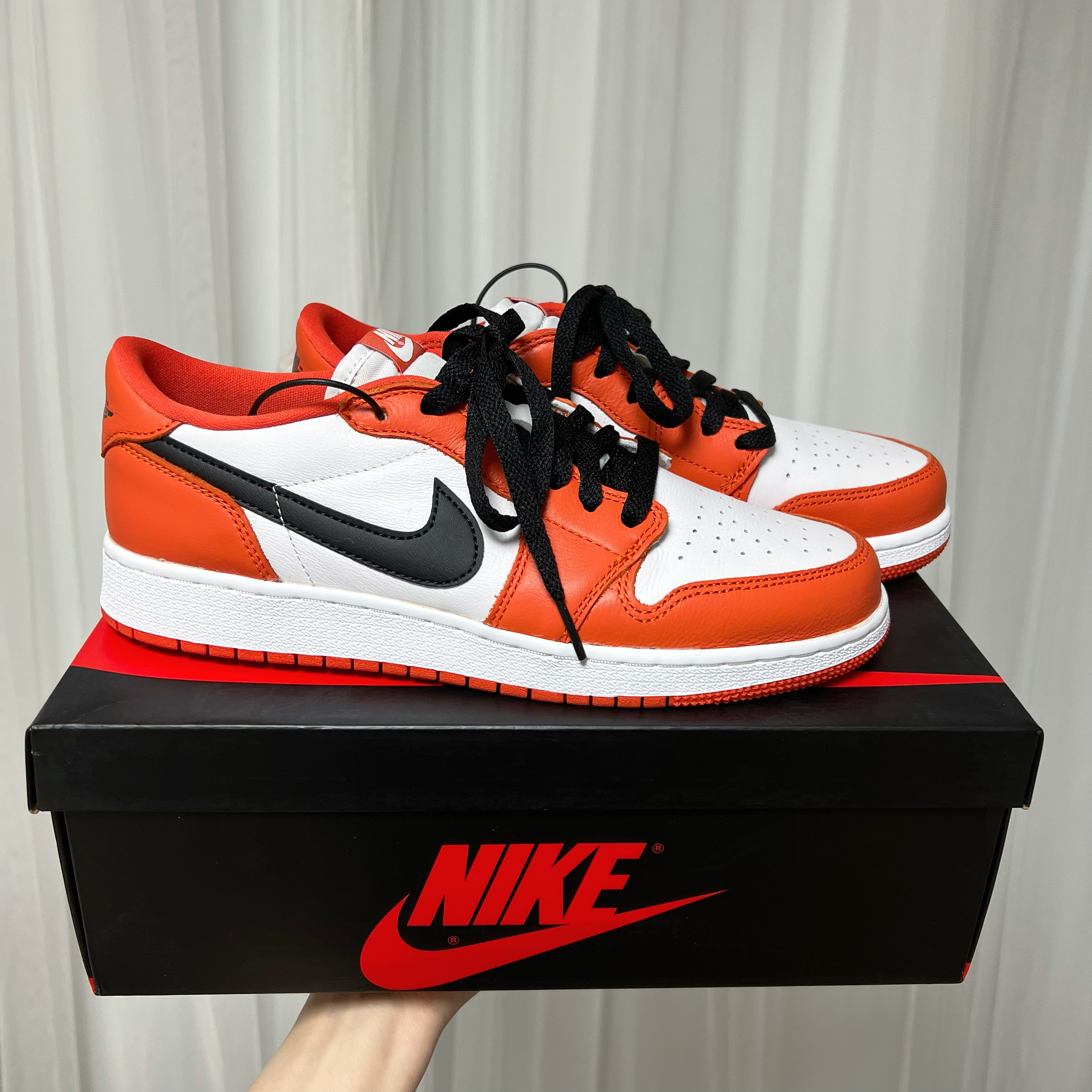 (GS) Jordan 1 Low OG Starfish, Jordan 1 Low OG Starfish 착용 스타일 - 2